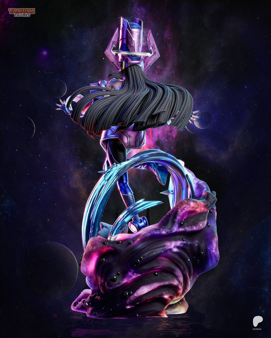 Galacta (Marvel) resin figure by Tanuki Figures — studio render 4