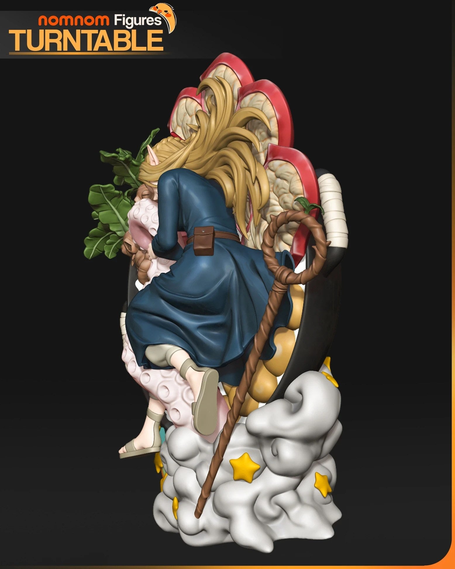 Marcille Delicious in Dungeon resin figure by NomNom Figures — studio preview 4
