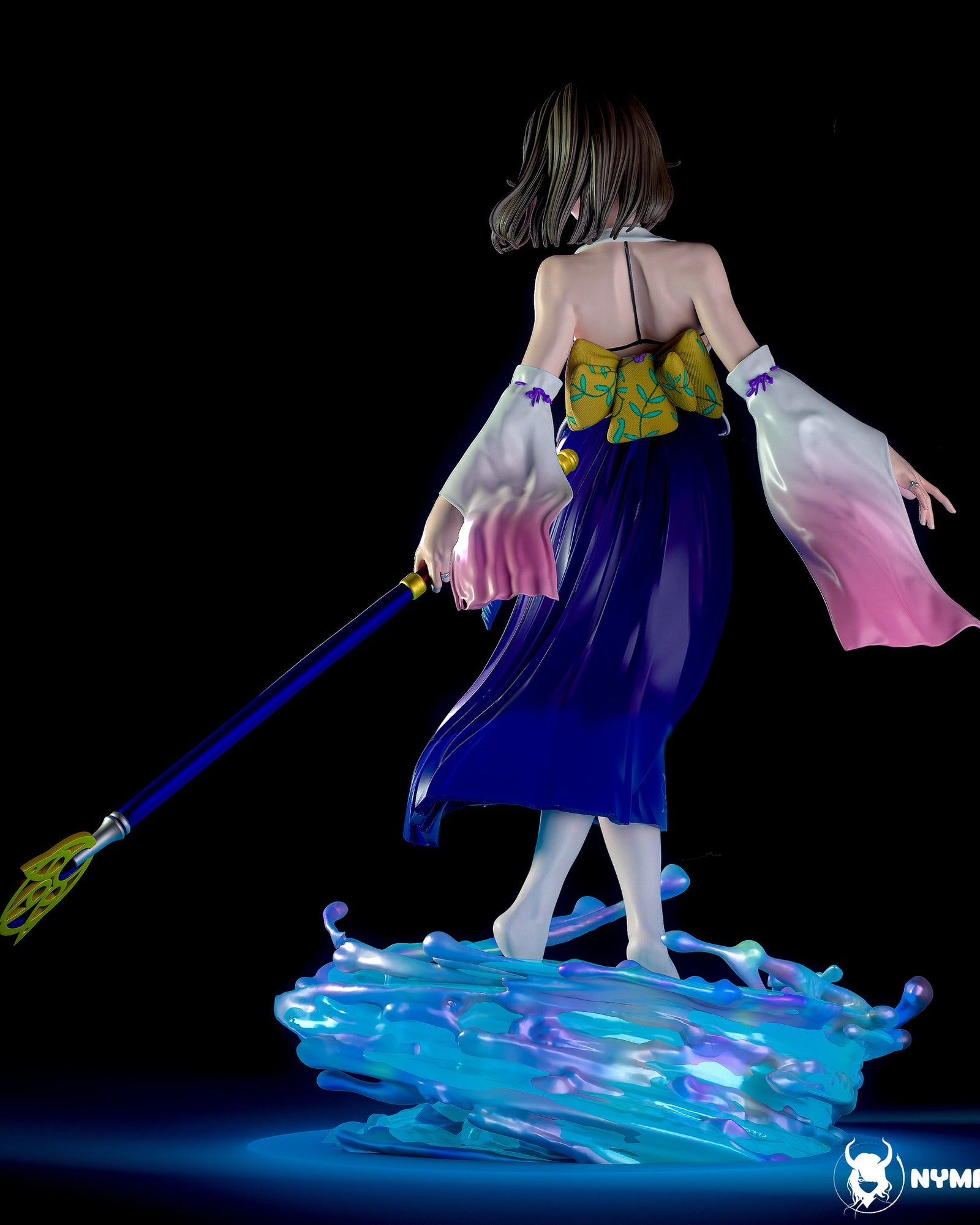 Yuna (Final Fantasy) resin figure by Nympha — studio render 3