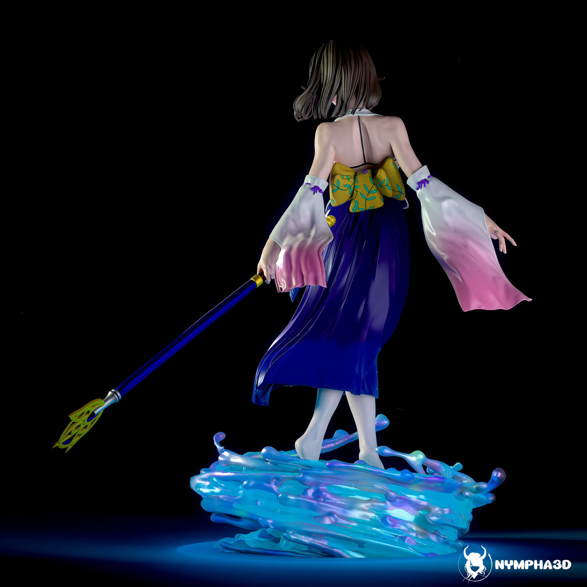 Yuna (Final Fantasy) resin figure by Nympha — studio render 3