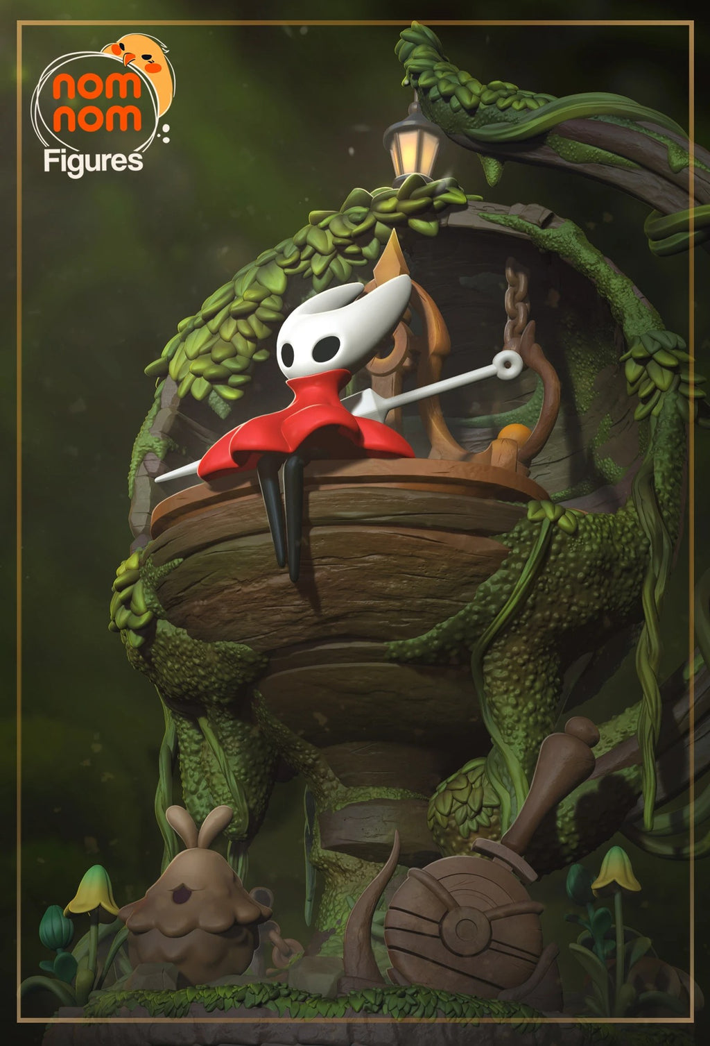 Hornet Hollow Knight resin figure by NomNom Figures — studio preview 1