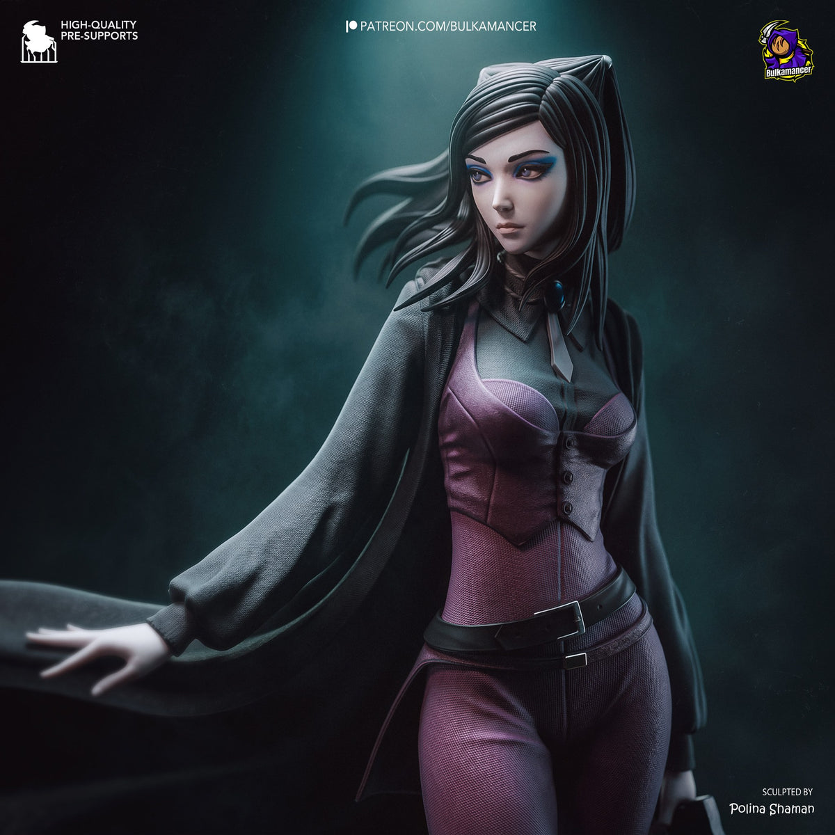 Re-L Mayer (Ergo Proxy) resin figure by Bulkamancer — studio render 7