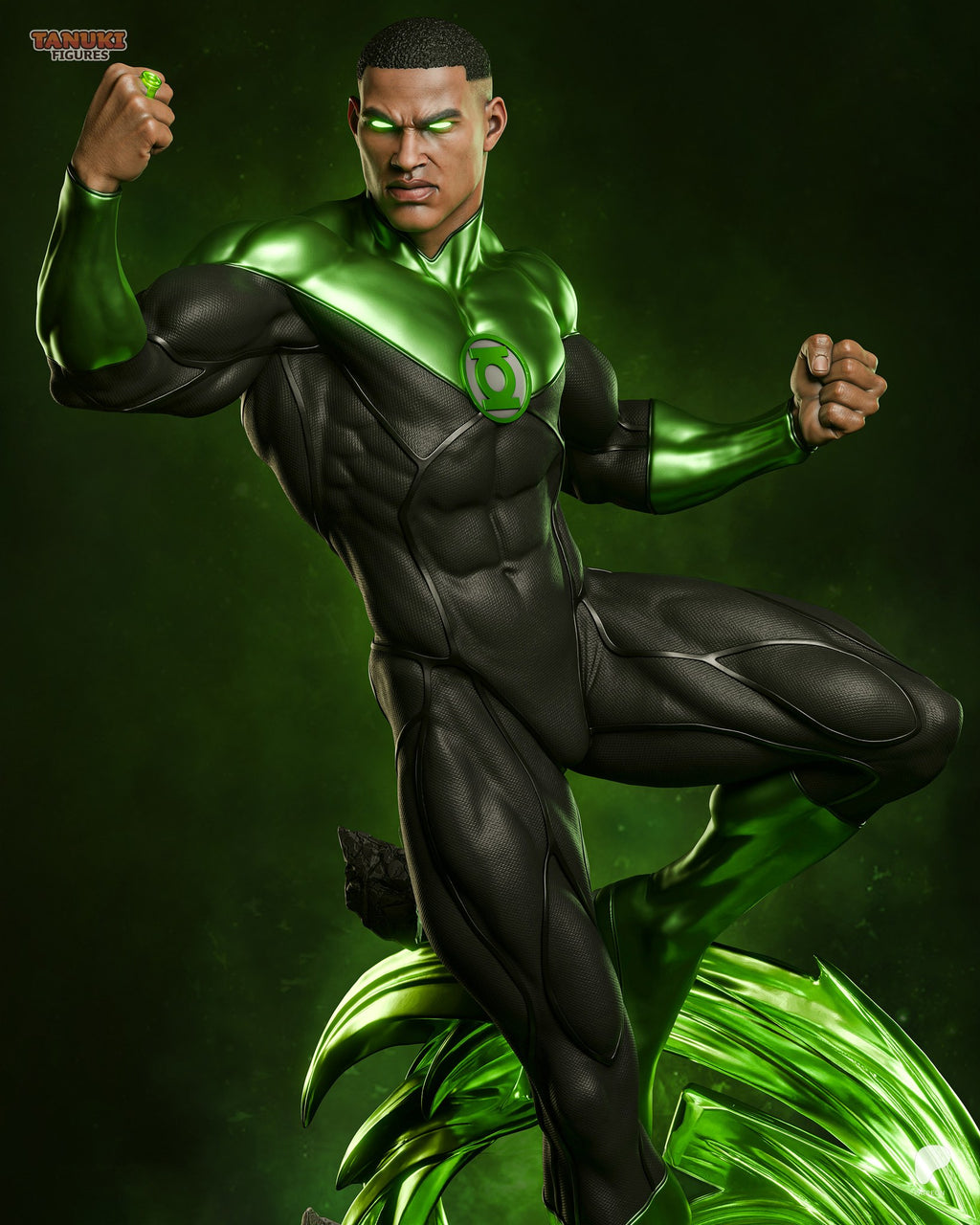 Green Lantern (DC) resin figure by Tanuki Figures — studio render 8