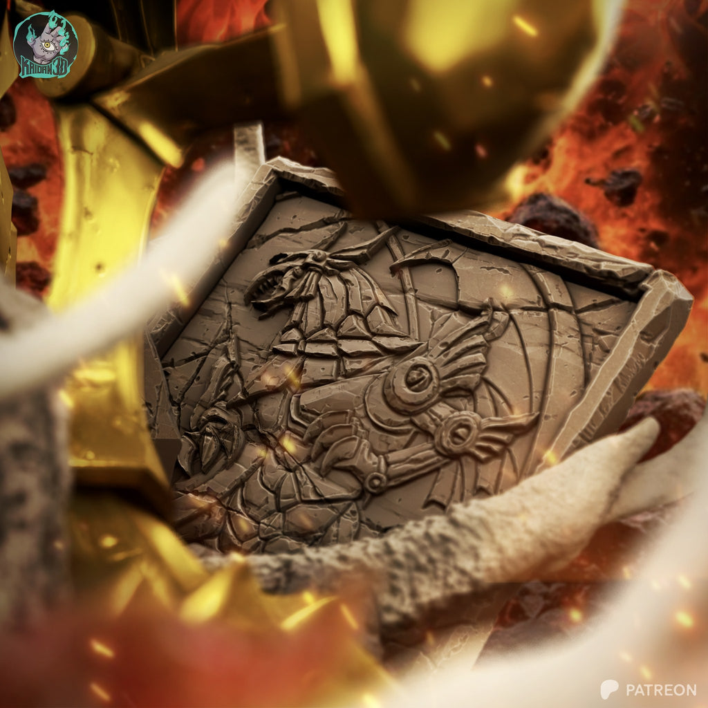 The Winged Dragon of Ra (Yu-Gi-Oh!) resin figure by Kaidan 3D — studio render 5