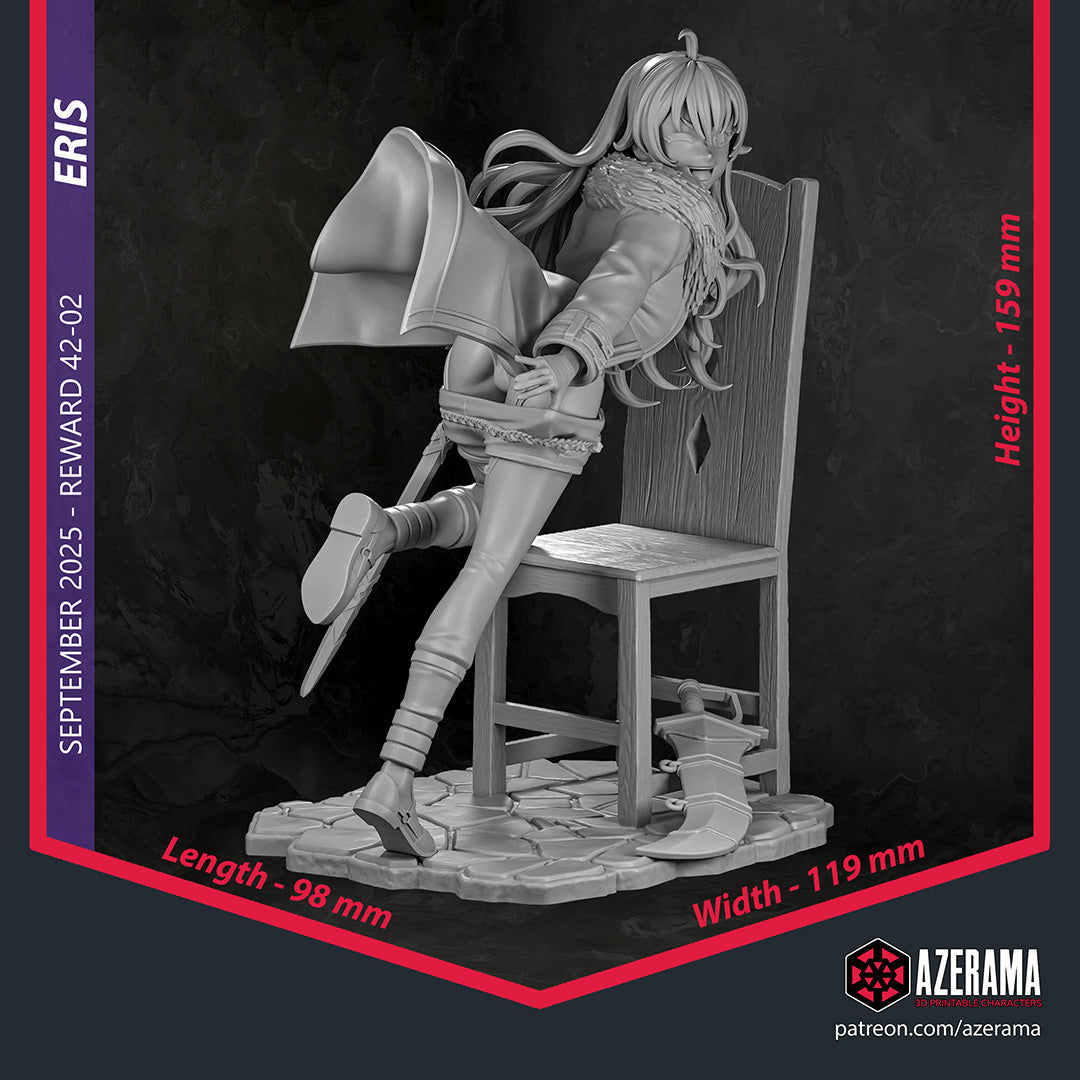 Eris Boreas Greyrat (Mushoku Tensei) resin figure by Azerama — studio render 3