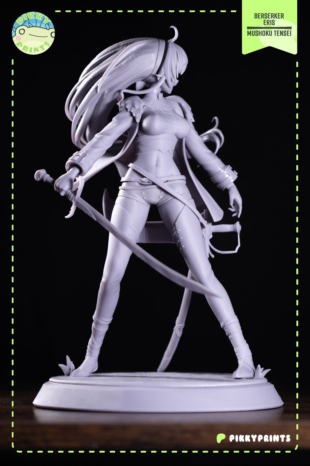 Eris Boreas Greyrat (Mushoku Tensei) resin figure by PikkyPrints — studio render 12