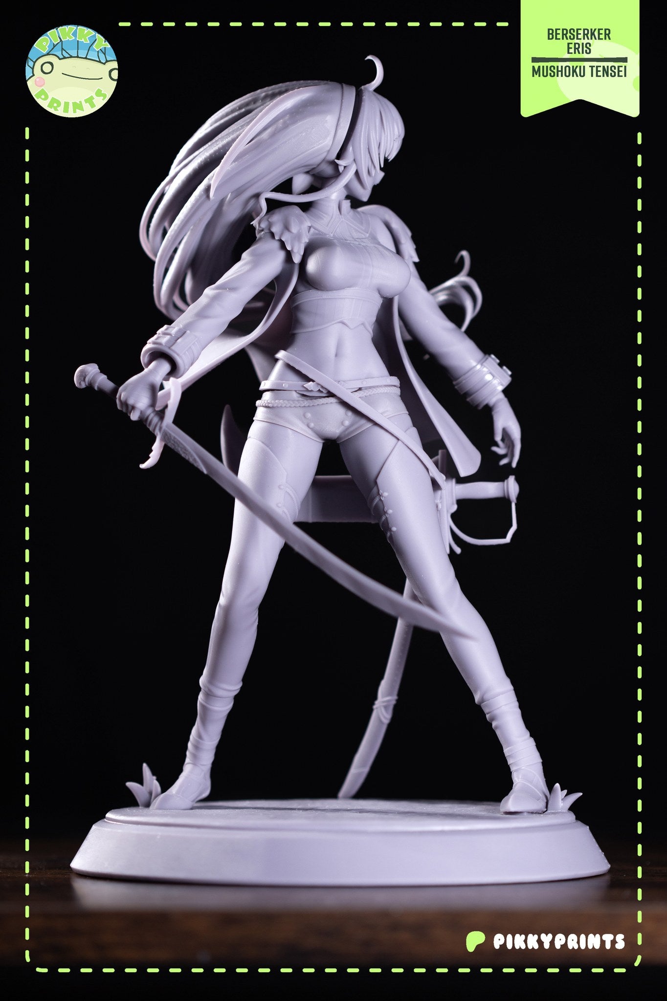 Eris Boreas Greyrat (Mushoku Tensei) resin figure by PikkyPrints — studio render 12