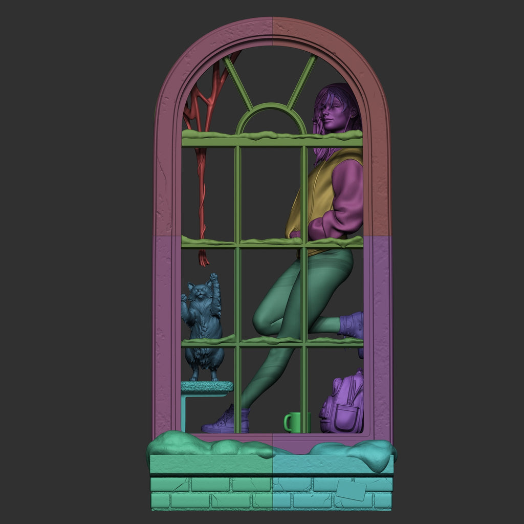Gwen Stacy — studio render 7