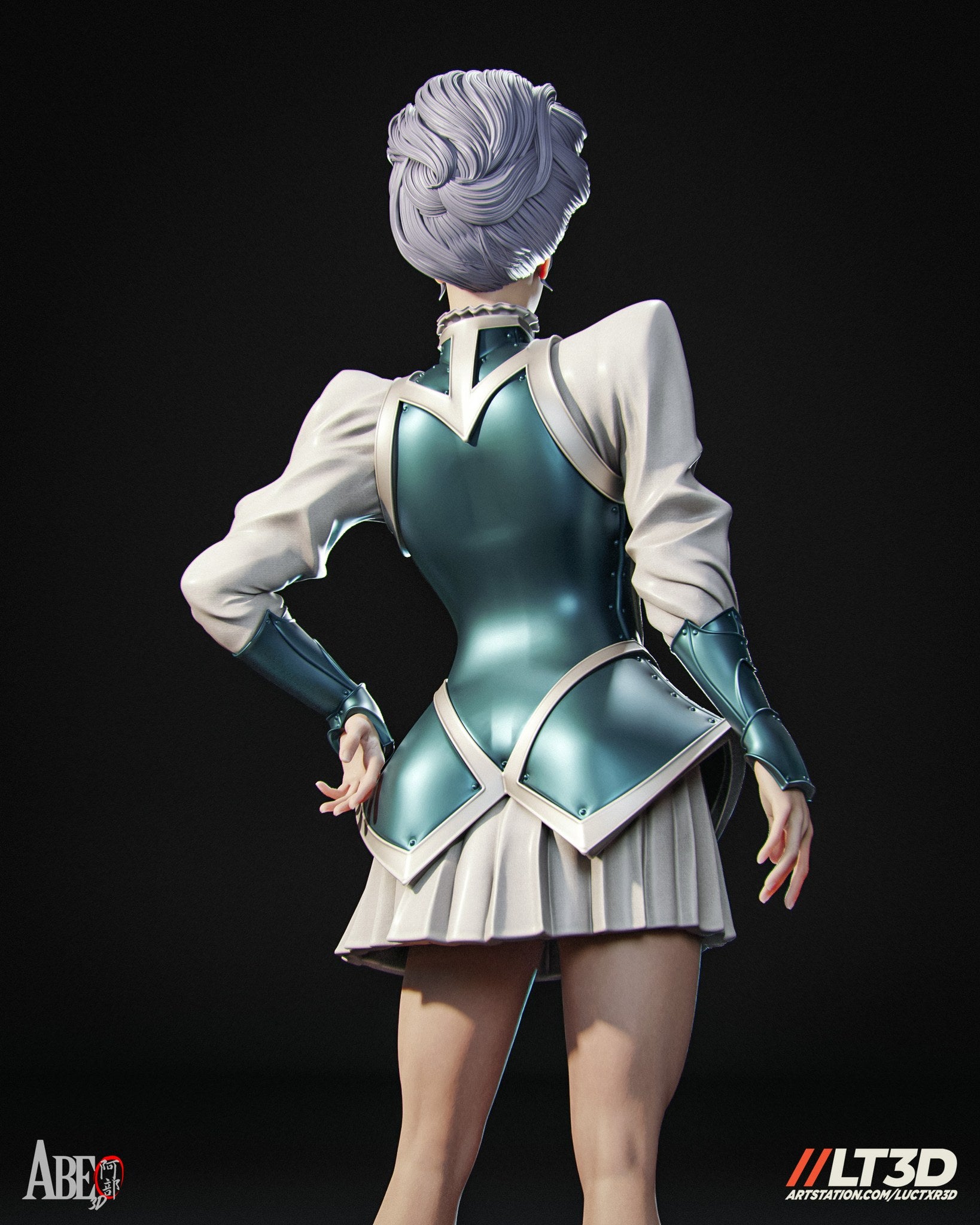 Betsy Braddock (Marvel) resin figure by Abe3D — studio render 14