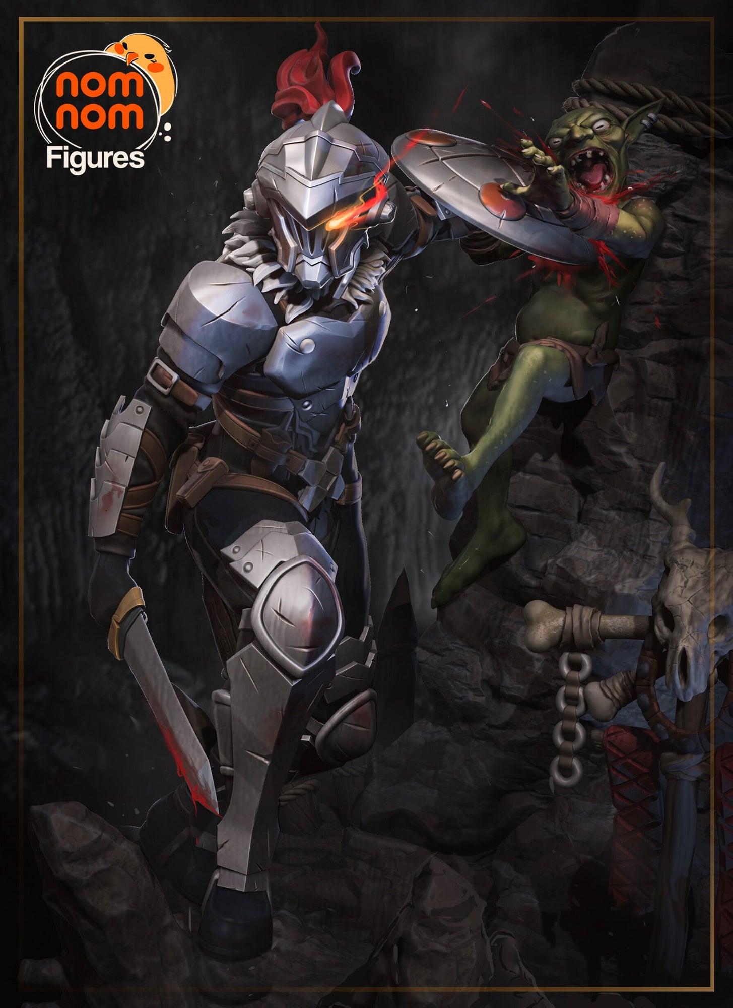 Goblin Slayer resin figure by NomNom Figures — studio preview 1