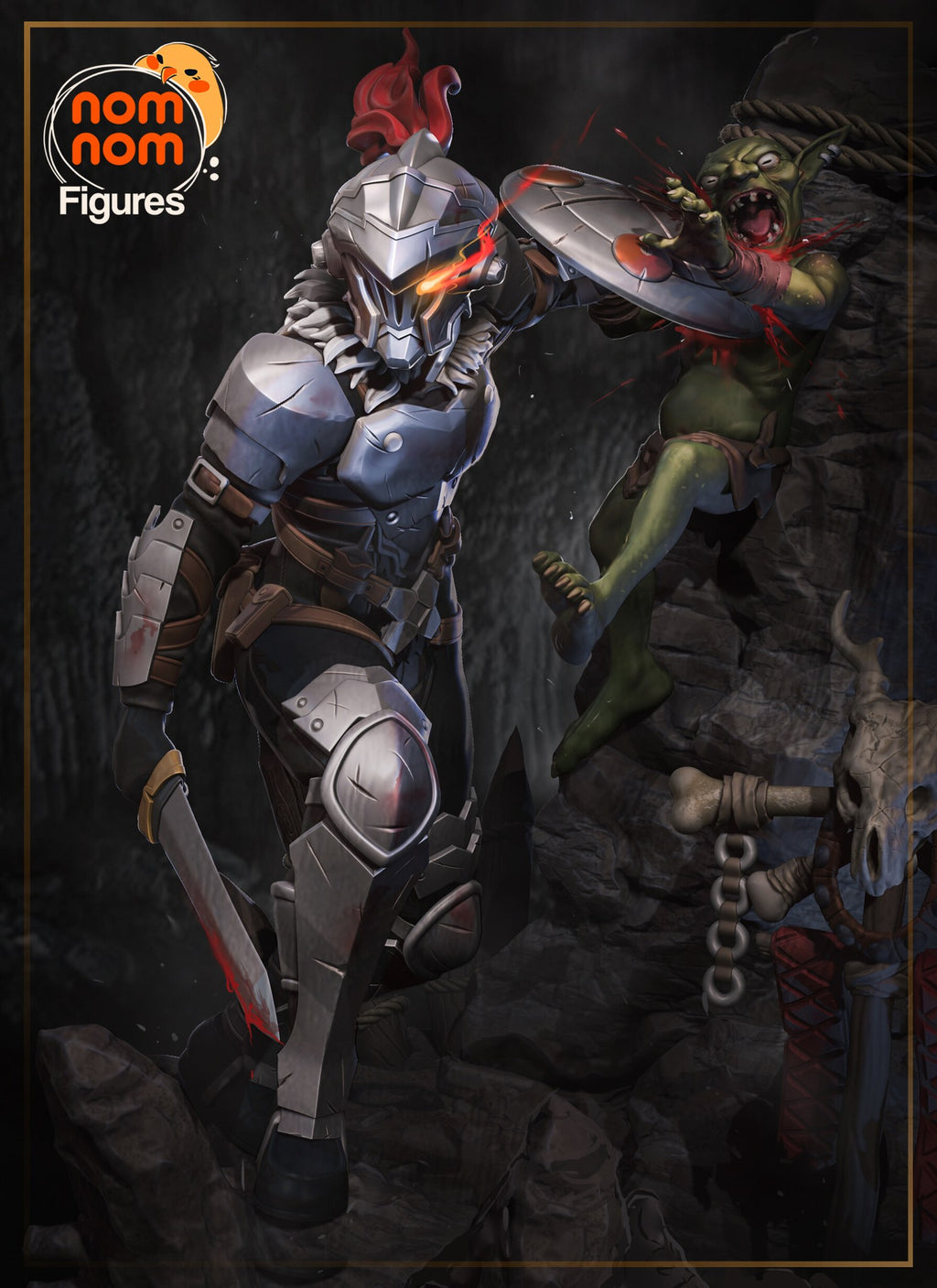 Goblin Slayer resin figure by NomNom Figures — studio preview 1