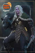 Drizzt Do'Urden Dungeons and Dragons resin figure by NomNom Figures — studio preview 1
