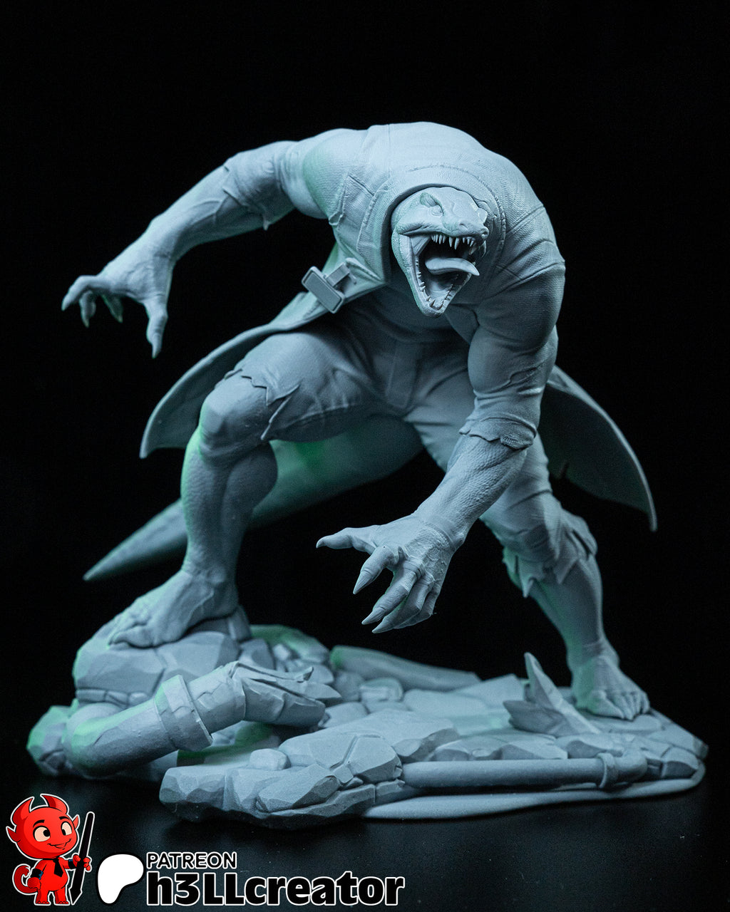Curt Connors (Marvel) resin figure by h3LLcreator — studio render 4