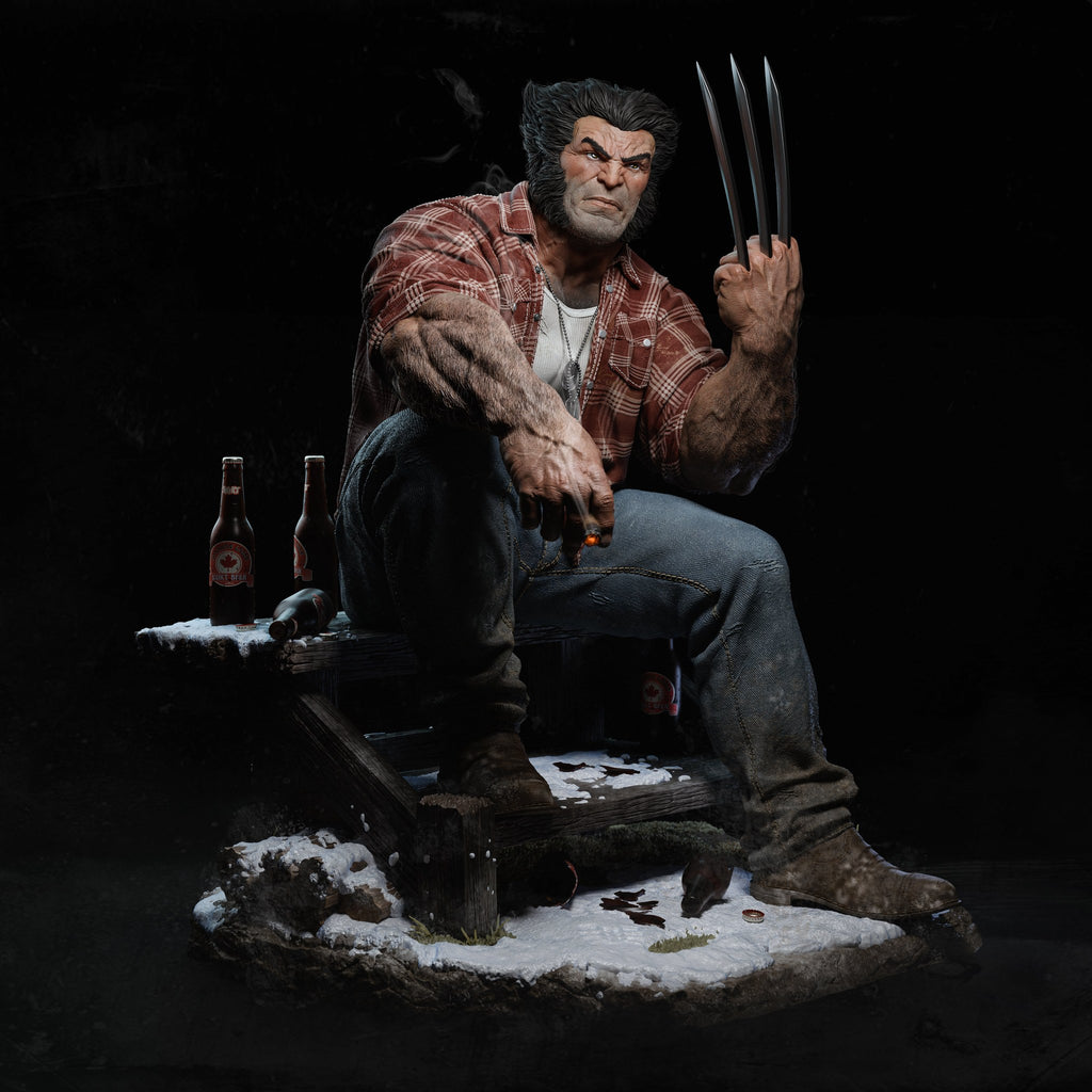 Logan Marvel resin figure by CA 3D Studios — studio preview 1