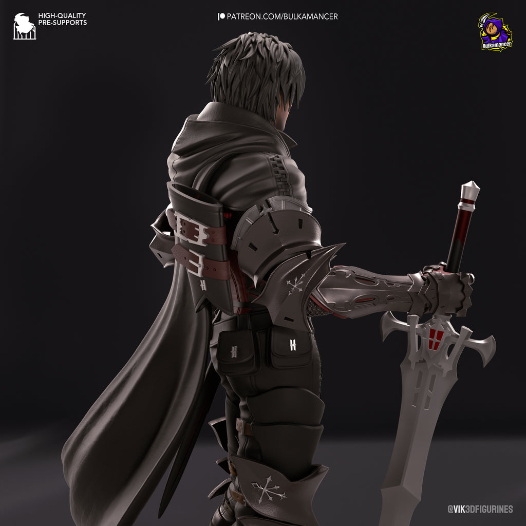 Clive Rosfield (Final Fantasy) resin figure by Bulkamancer — studio render 7