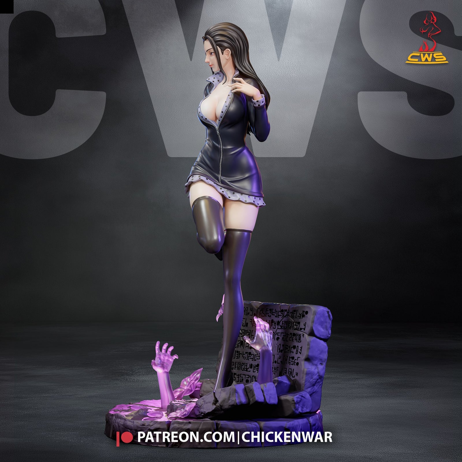 Nico Robin (One Piece) resin figure by CW Studio — studio render 3