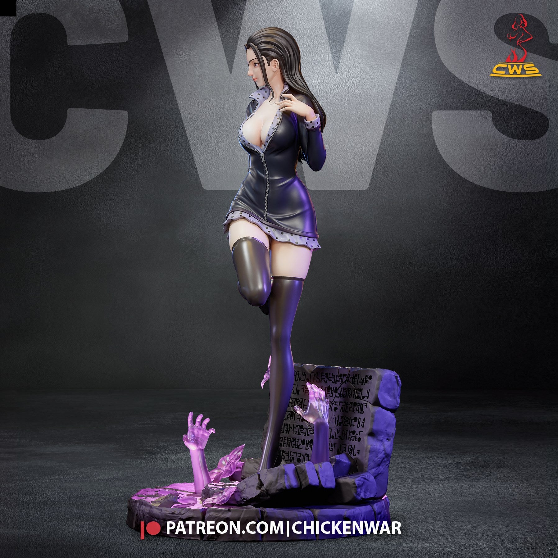Nico Robin (One Piece) resin figure by CW Studio — studio render 3