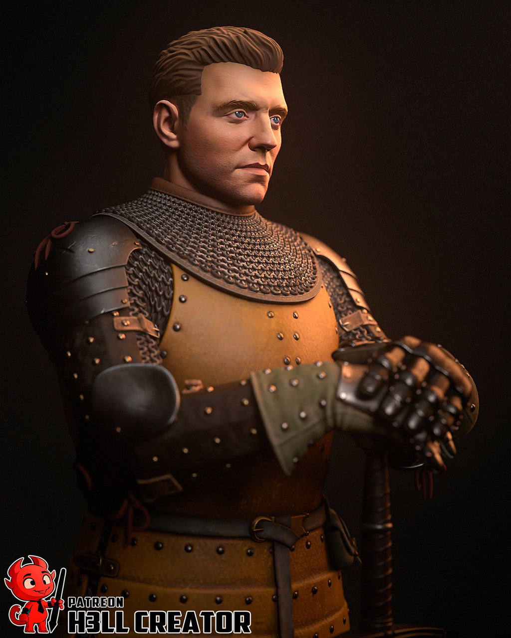 Henry of Skalitz (Kingdom Come Deliverance) resin figure by h3LLcreator — studio render 6