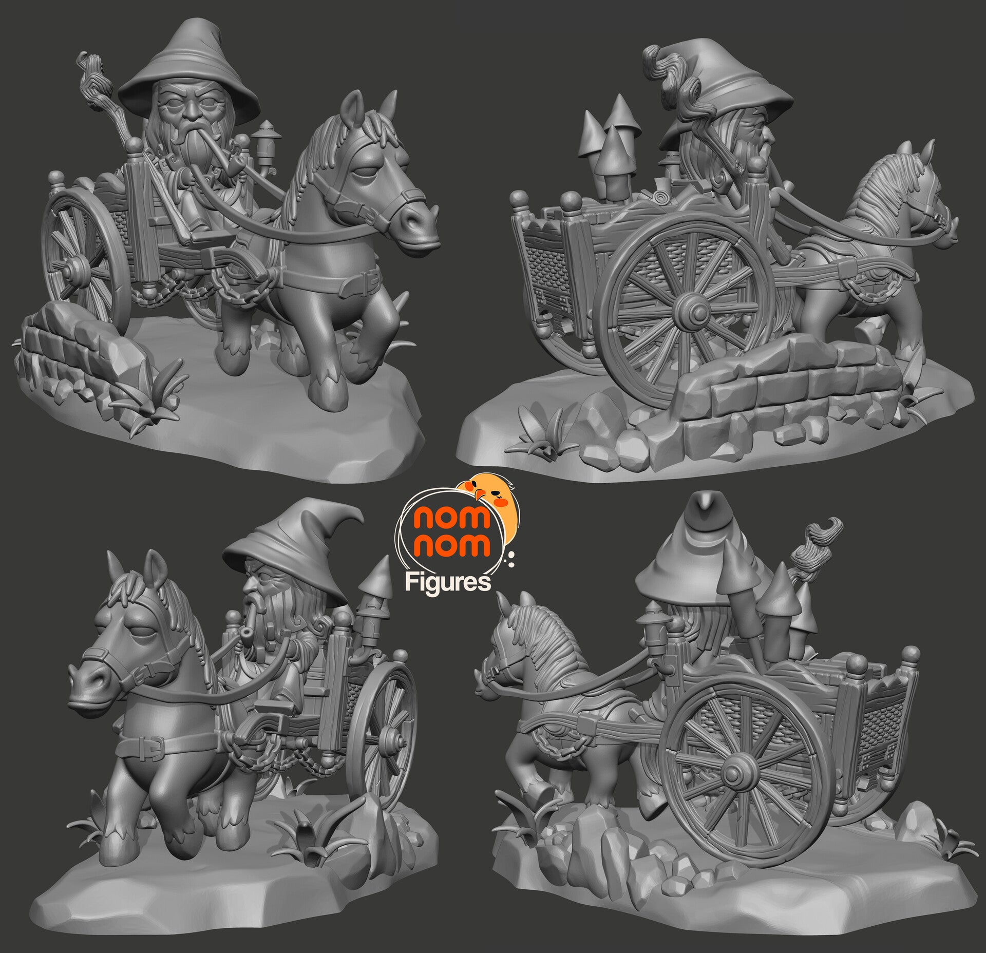 Gandalf — studio render 3