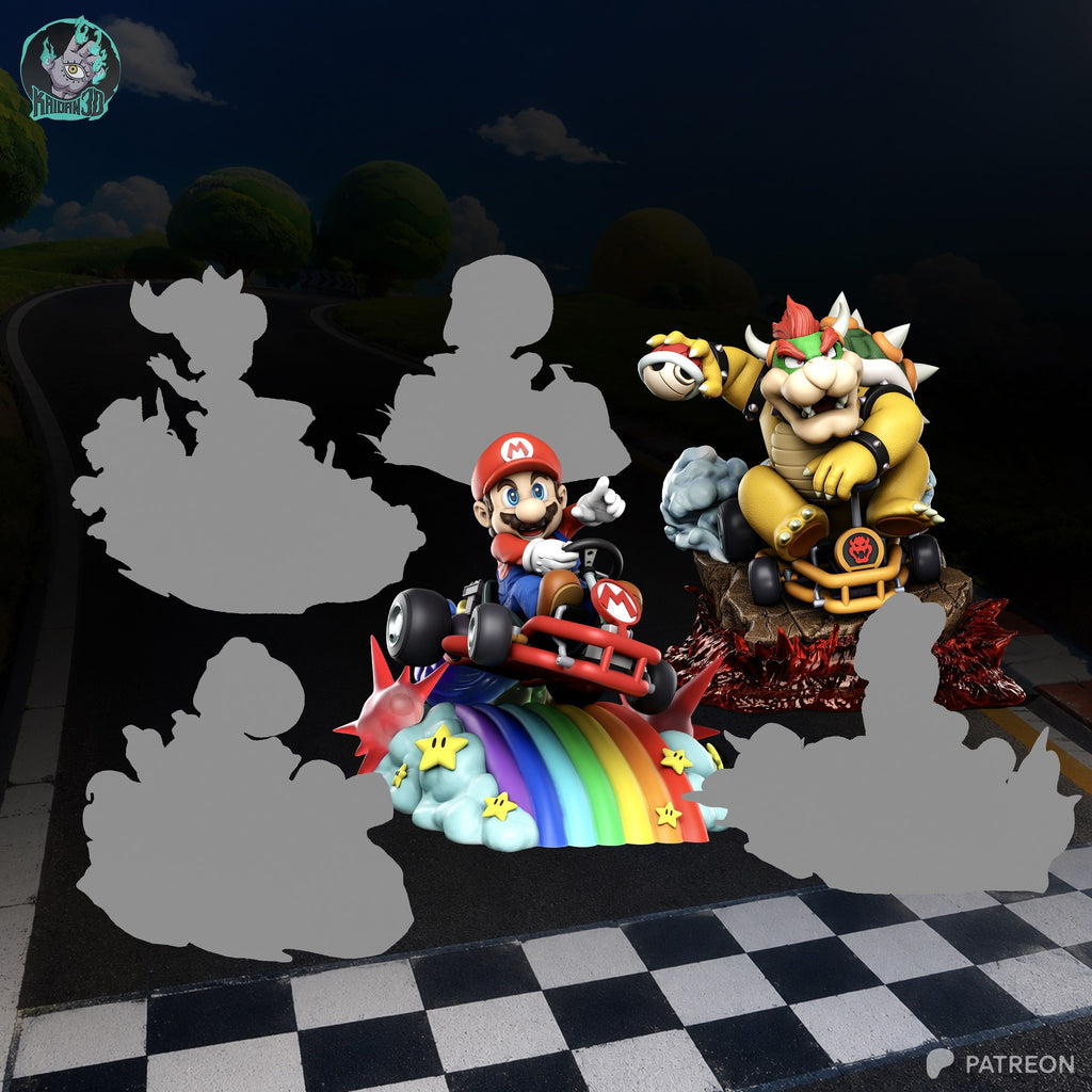 Super Mario (Super Mario) resin figure by Kaidan 3D — studio render 5