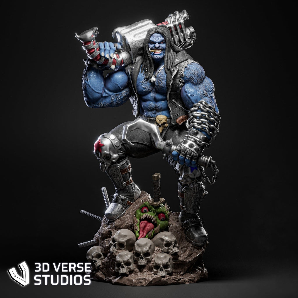 Lobo DC resin figure by CA 3D Studios — studio preview 2