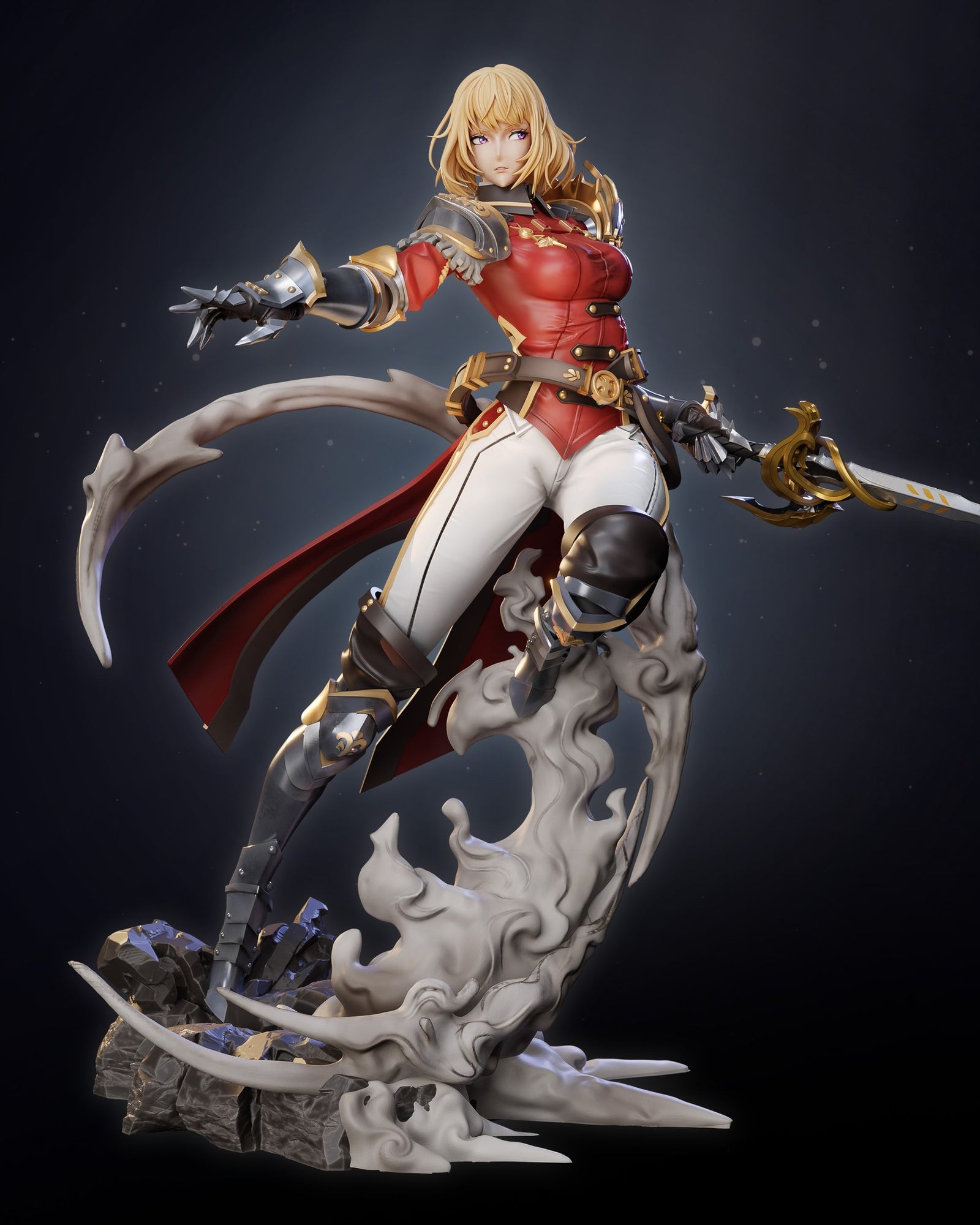 Cha Hae-In (Solo Leveling) resin figure by Tenshi Figures — studio render 3