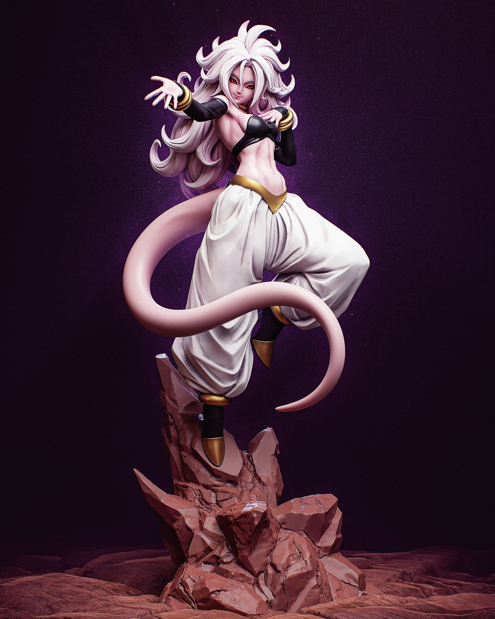 Android 21 Dragon Ball resin figure by CA 3D Studios — studio preview 2