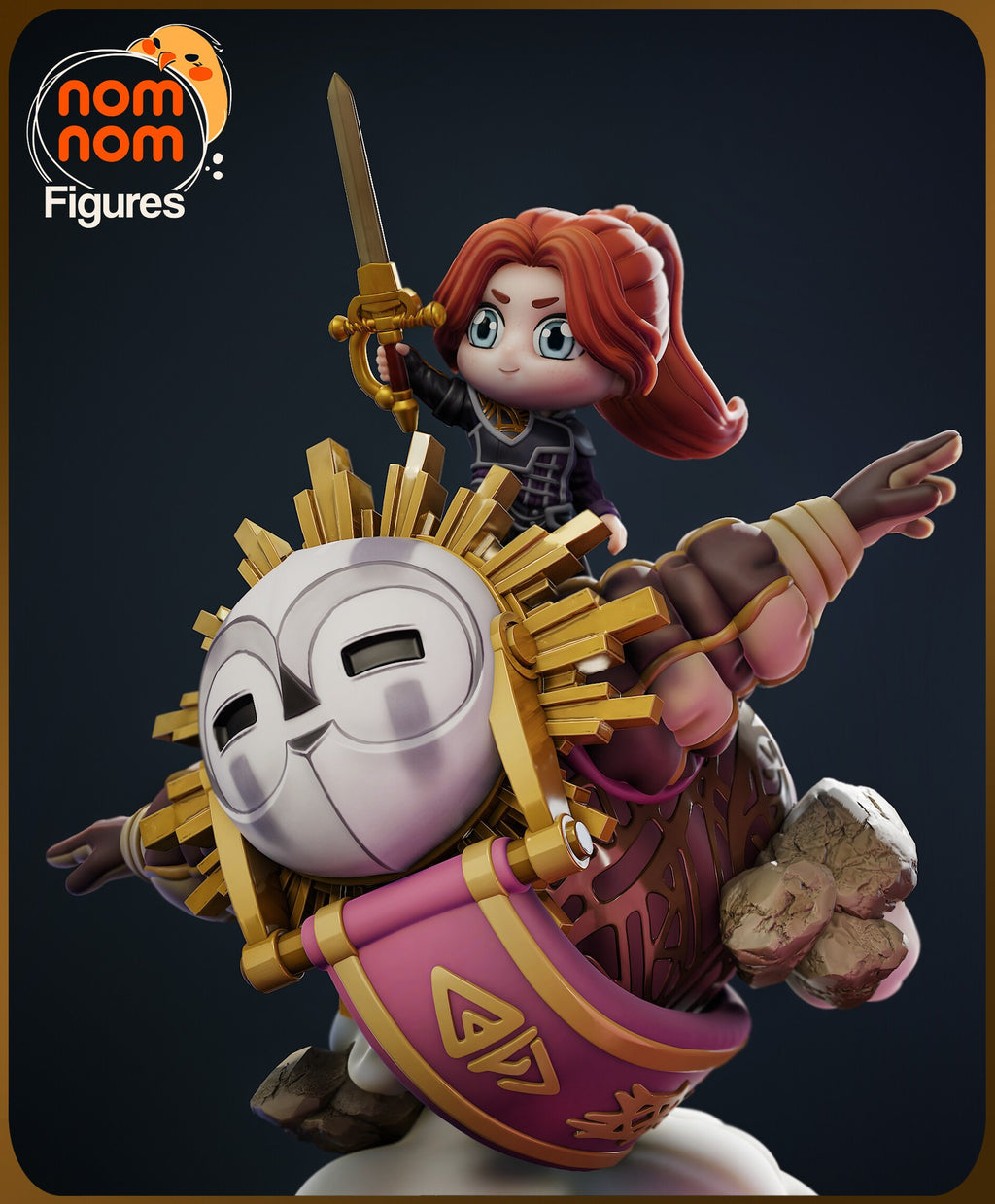 Esquie Clair Obscur Expedition 33 Chibi resin figure by NomNom Figures — studio preview 1