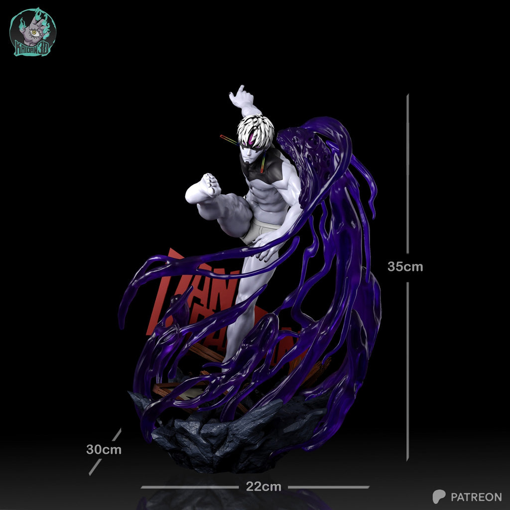 Jiji (Dandadan) resin figure by Kaidan 3D — studio render 7