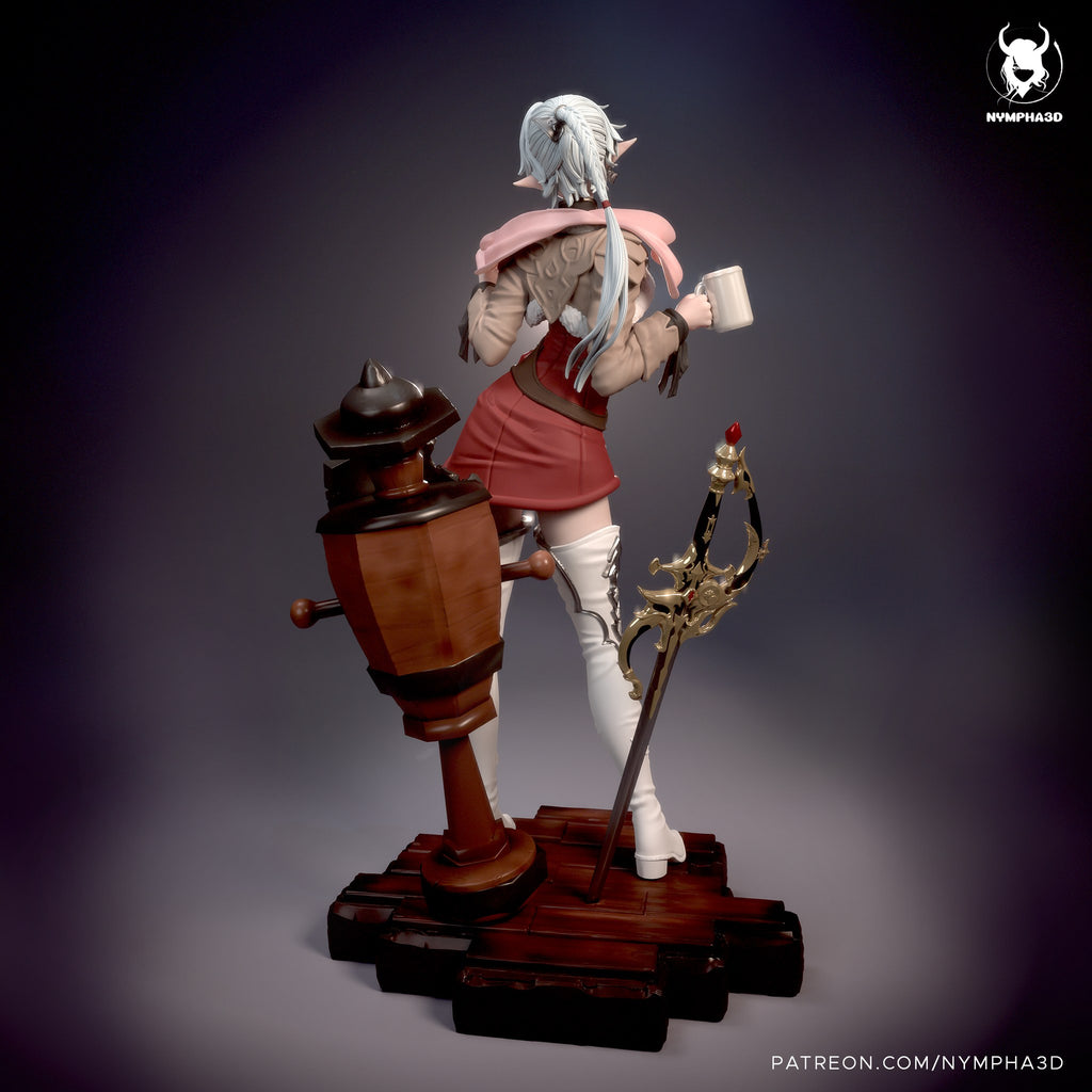 Alisaie Leveilleur (Final Fantasy) resin figure by Nympha — studio render 2