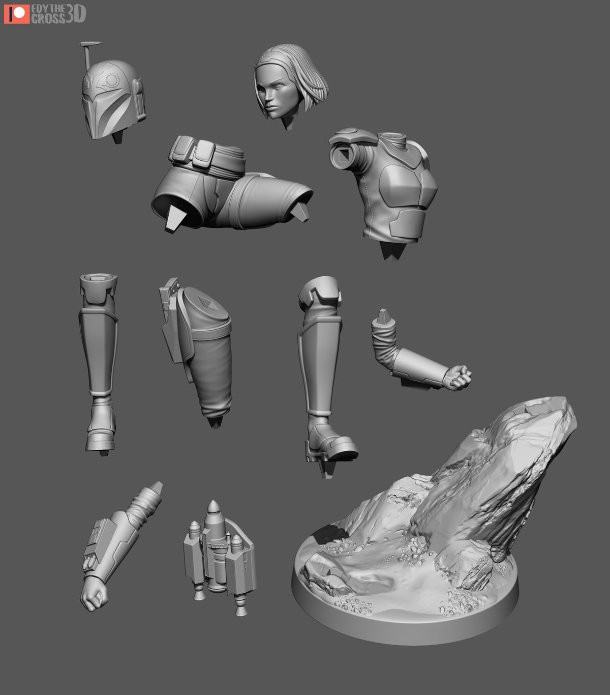 Bo Katan Kryze — studio render 2