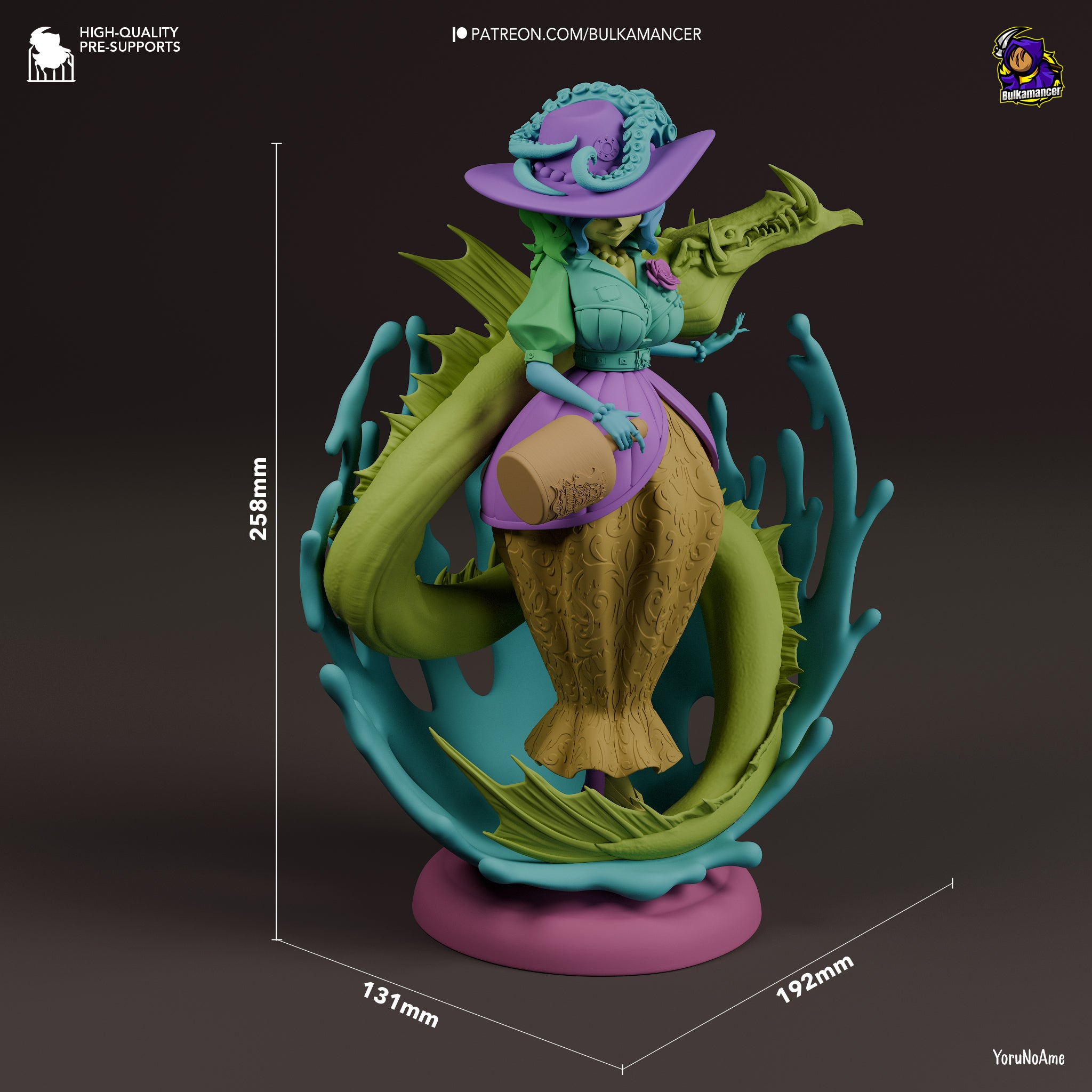 Rum Baba (Unbreadable) resin figure by Bulkamancer — studio render 6