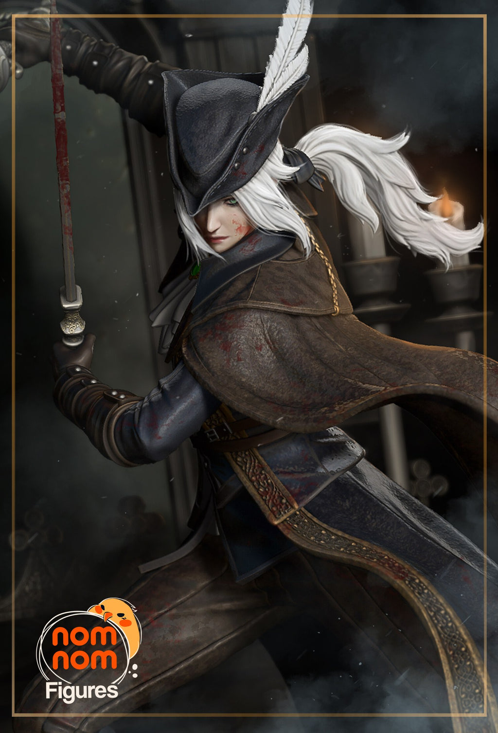 Lady Maria Bloodborne resin figure by NomNom Figures — studio preview 1