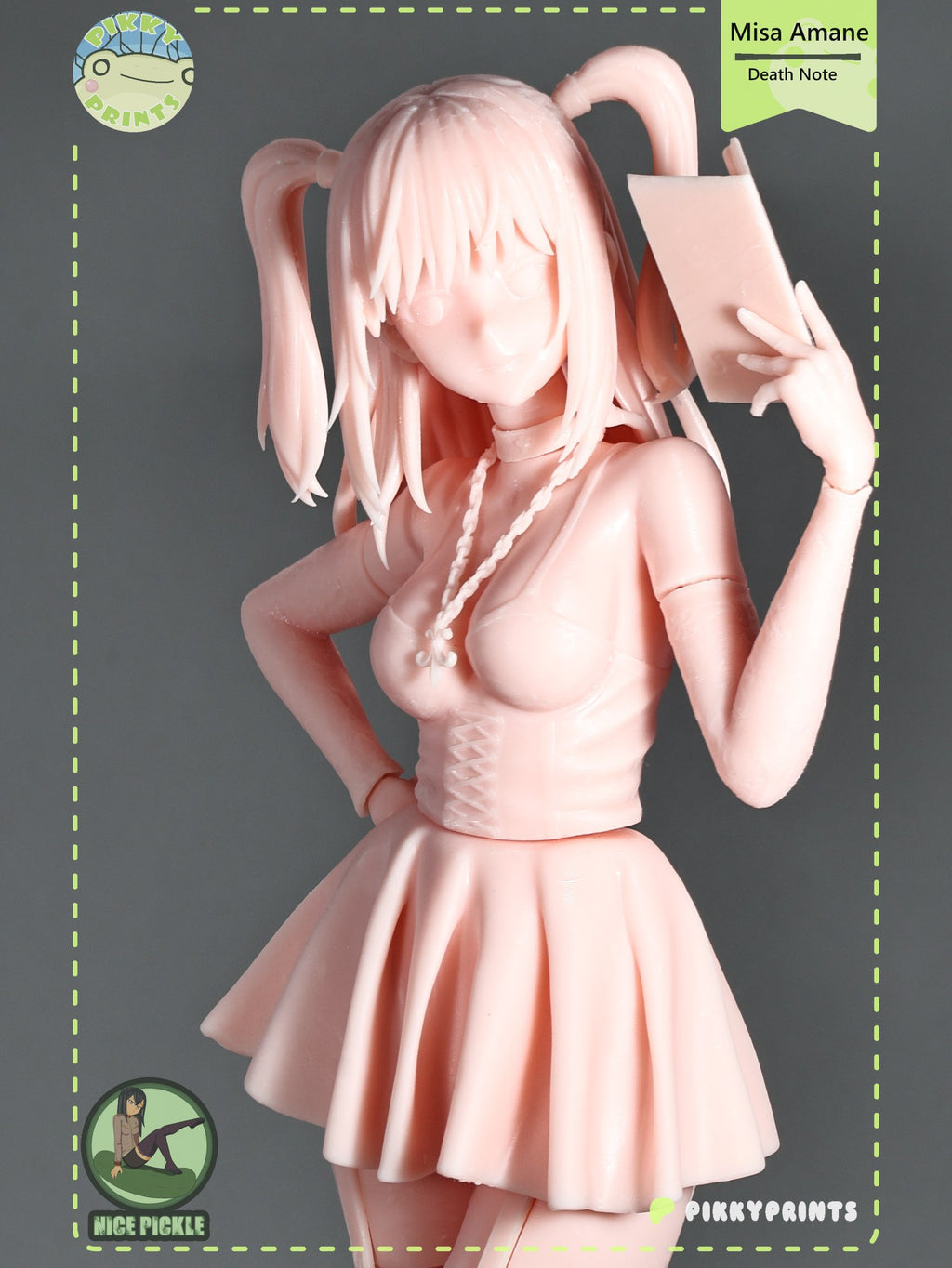 Misa Amane (Death Note) resin figure by PikkyPrints — studio render 9