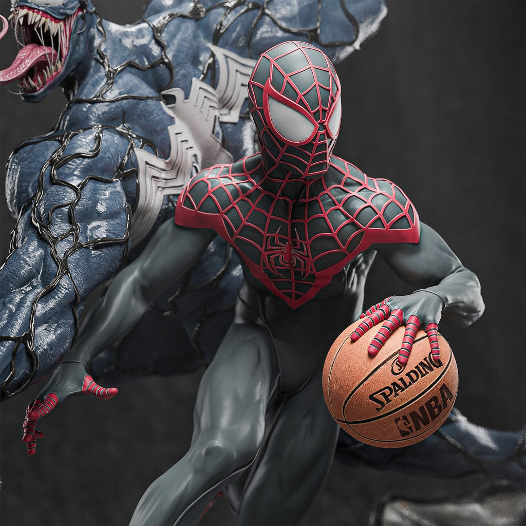 Miles Morales and Venom — studio render 4