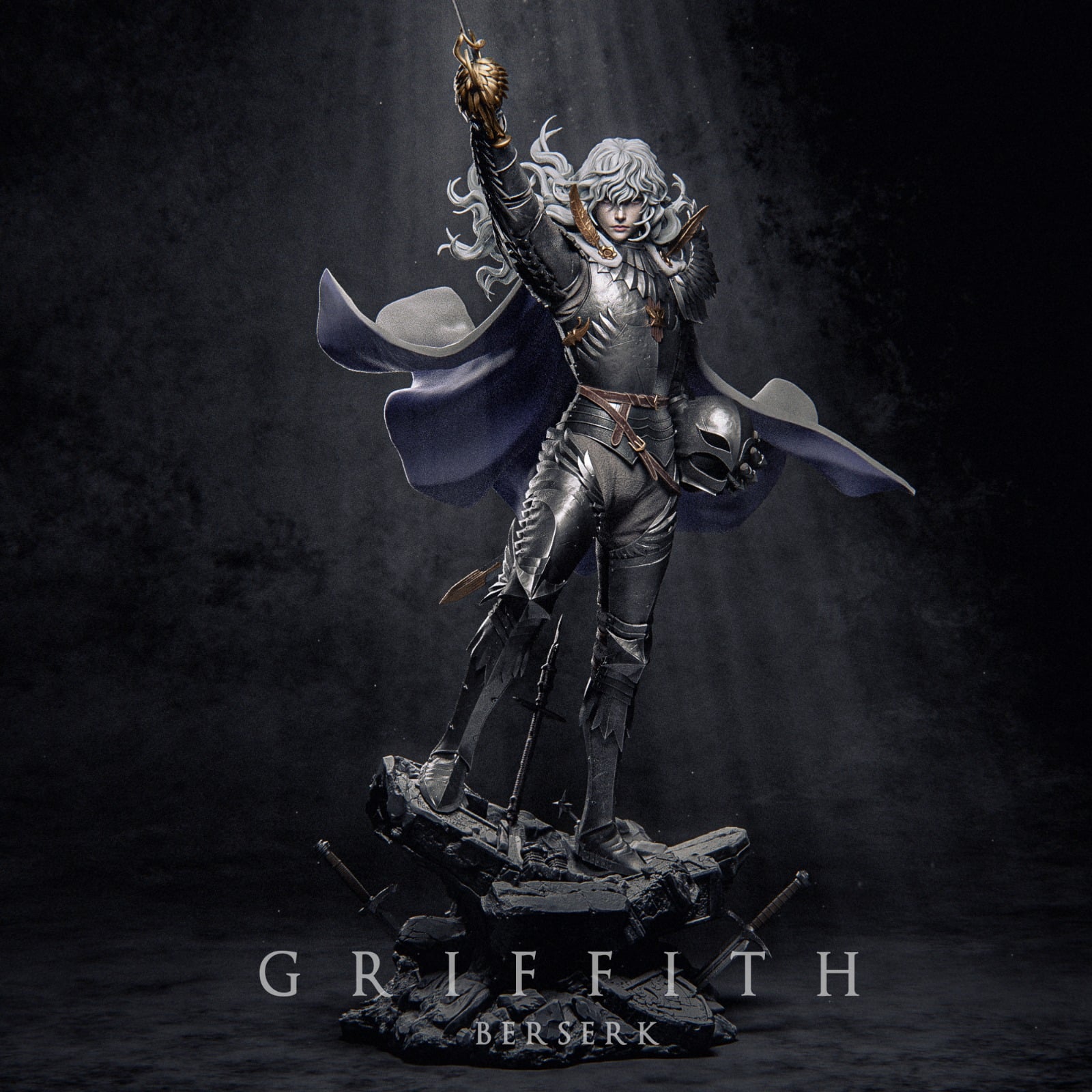 Griffith Berserk resin figure by CA 3D Studios — studio preview 2