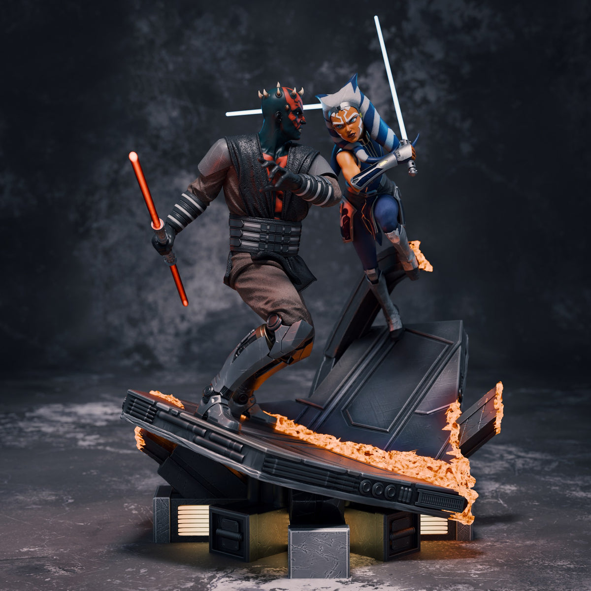 Ahsoka Tano and Darth Maul — studio render 6