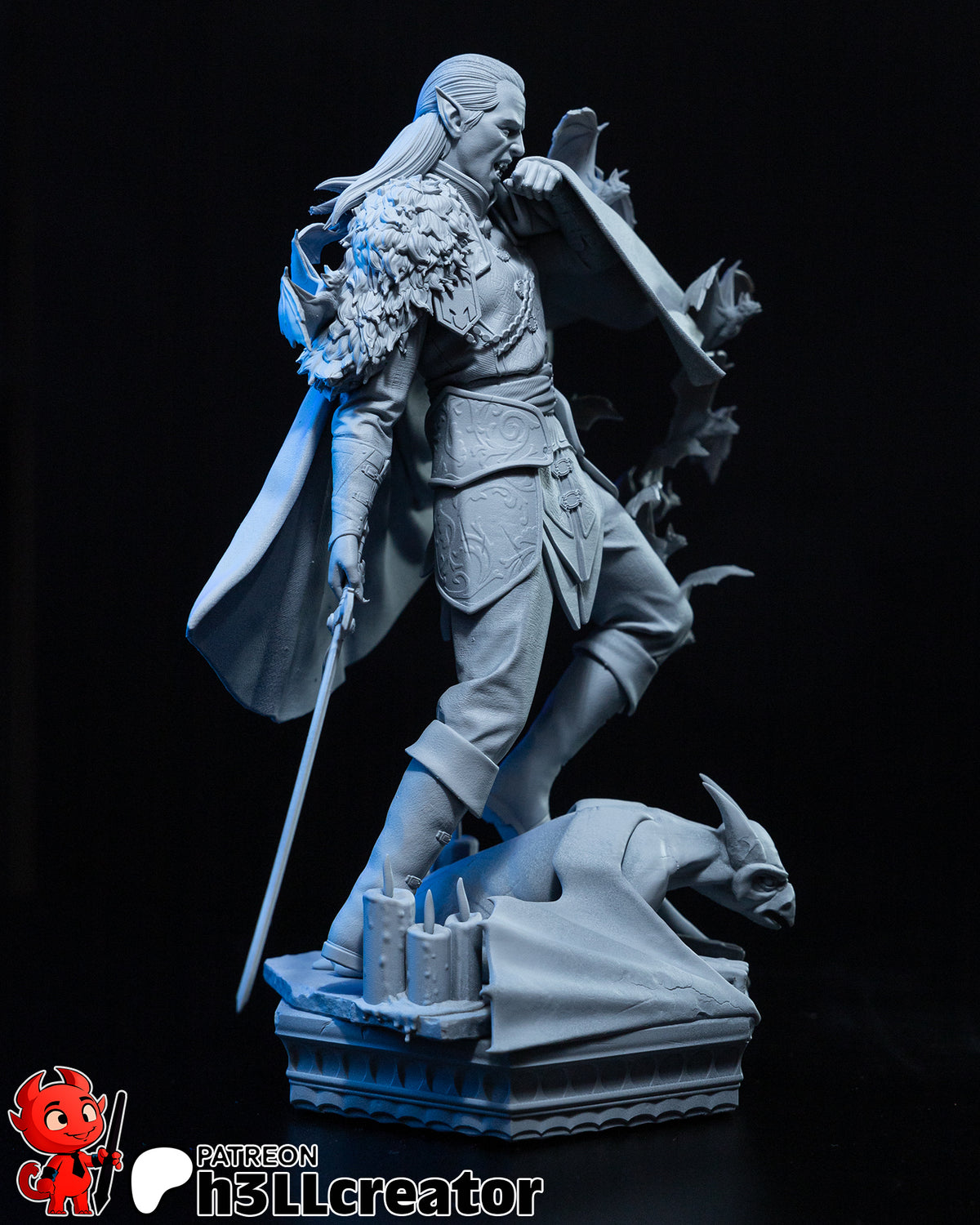 Strahd von Zarovich (Dungeons and Dragons) resin figure by h3LLcreator — studio render 12