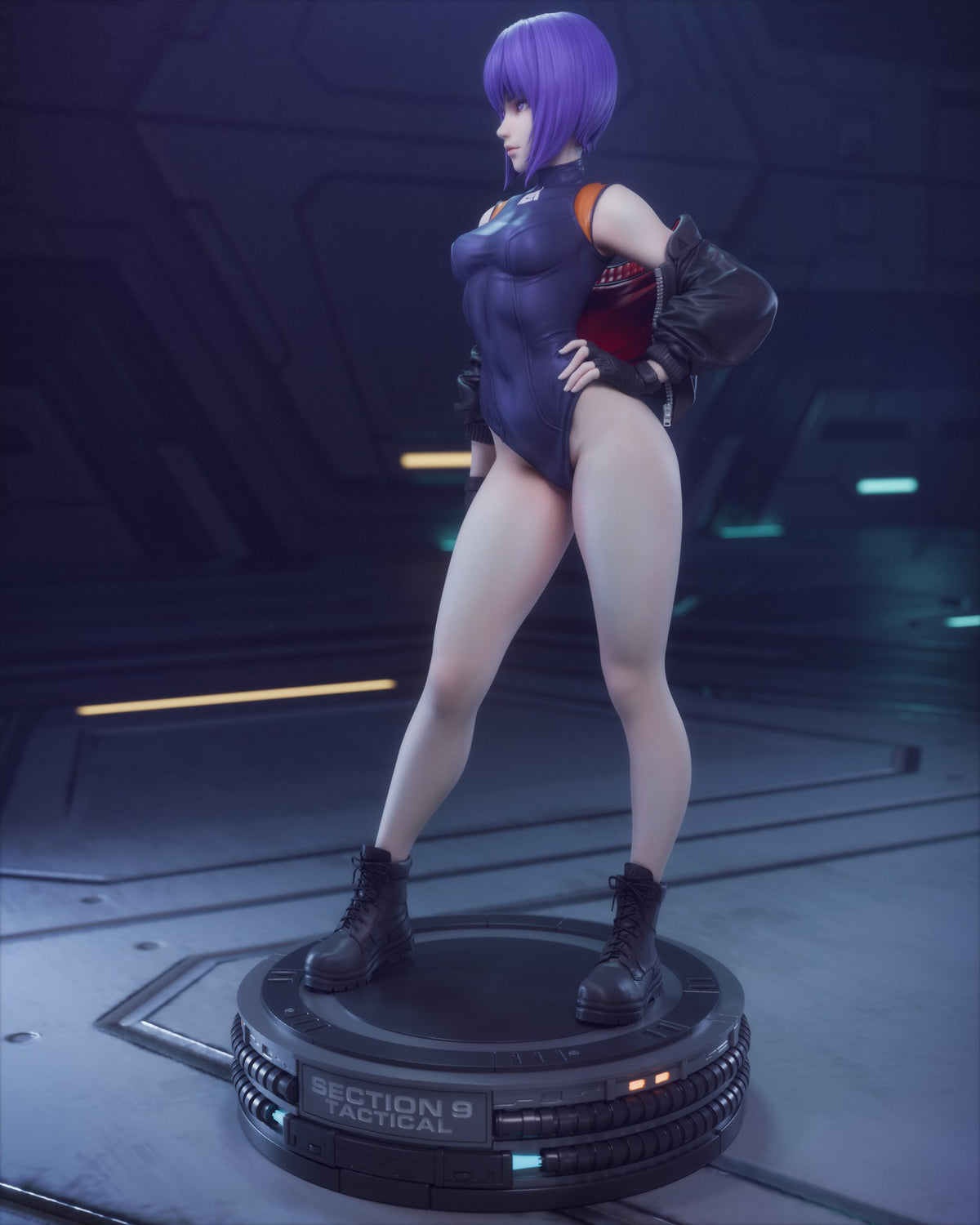 Motoko Kusanagi — studio render 5
