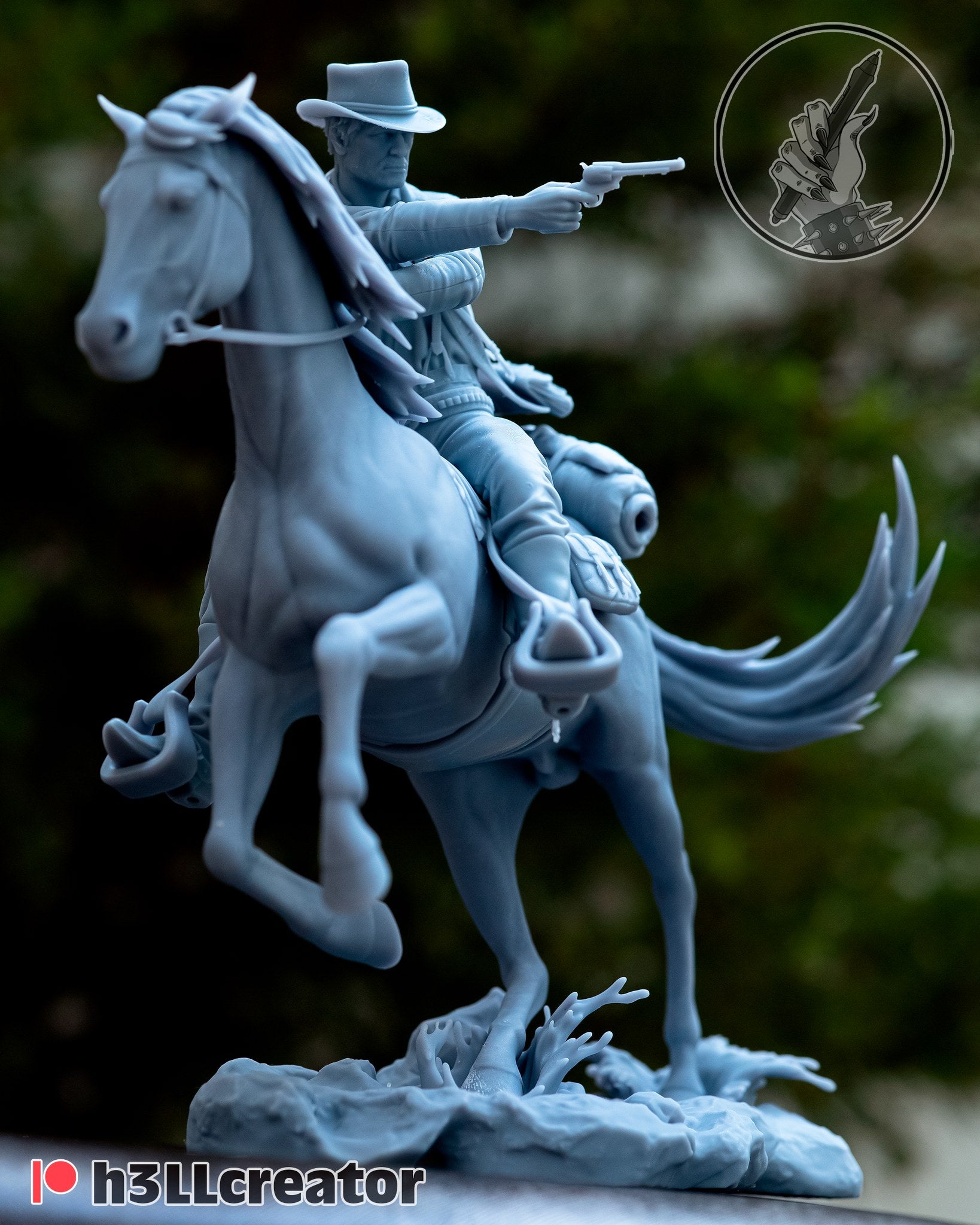 Arthur Morgan (Red Dead Redemption) resin figure by h3LLcreator — studio render 3