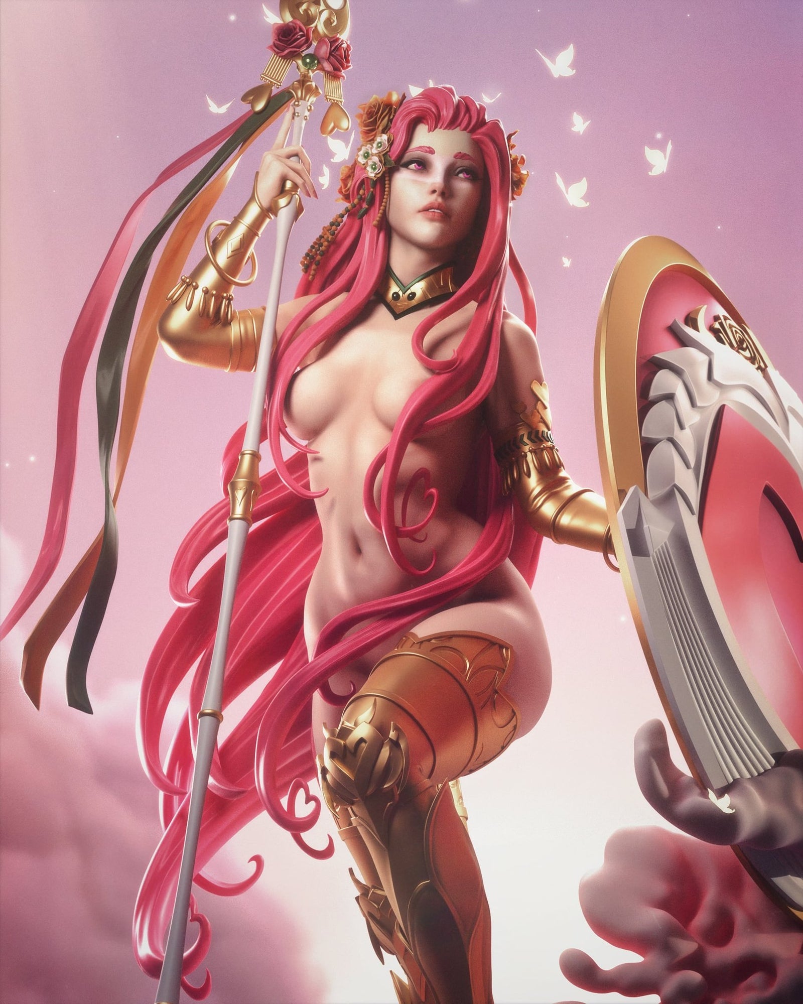 Aphrodite Greek mythology resin figure by CA 3D Studios — studio preview 1