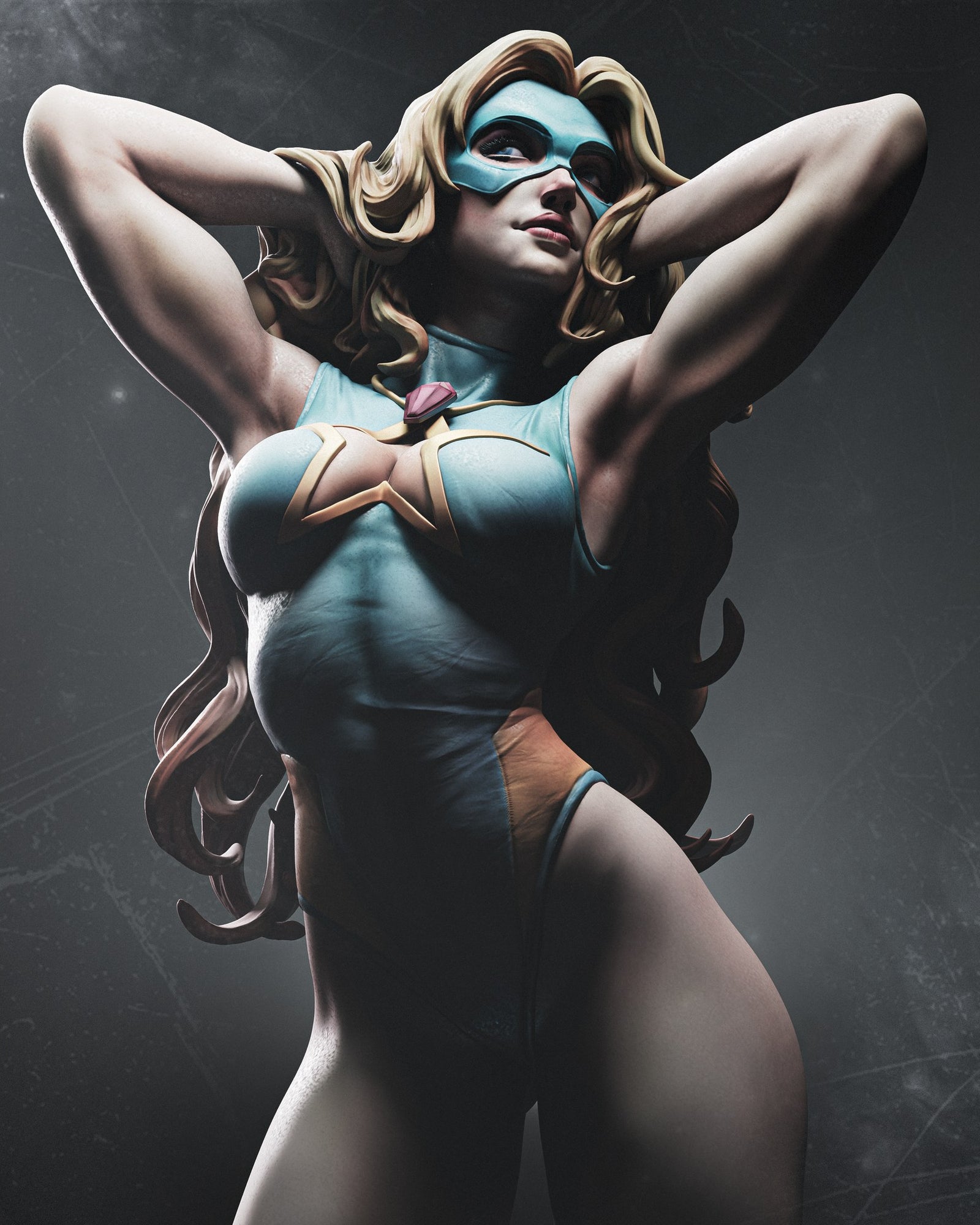 Blonde Blazer — studio render 4