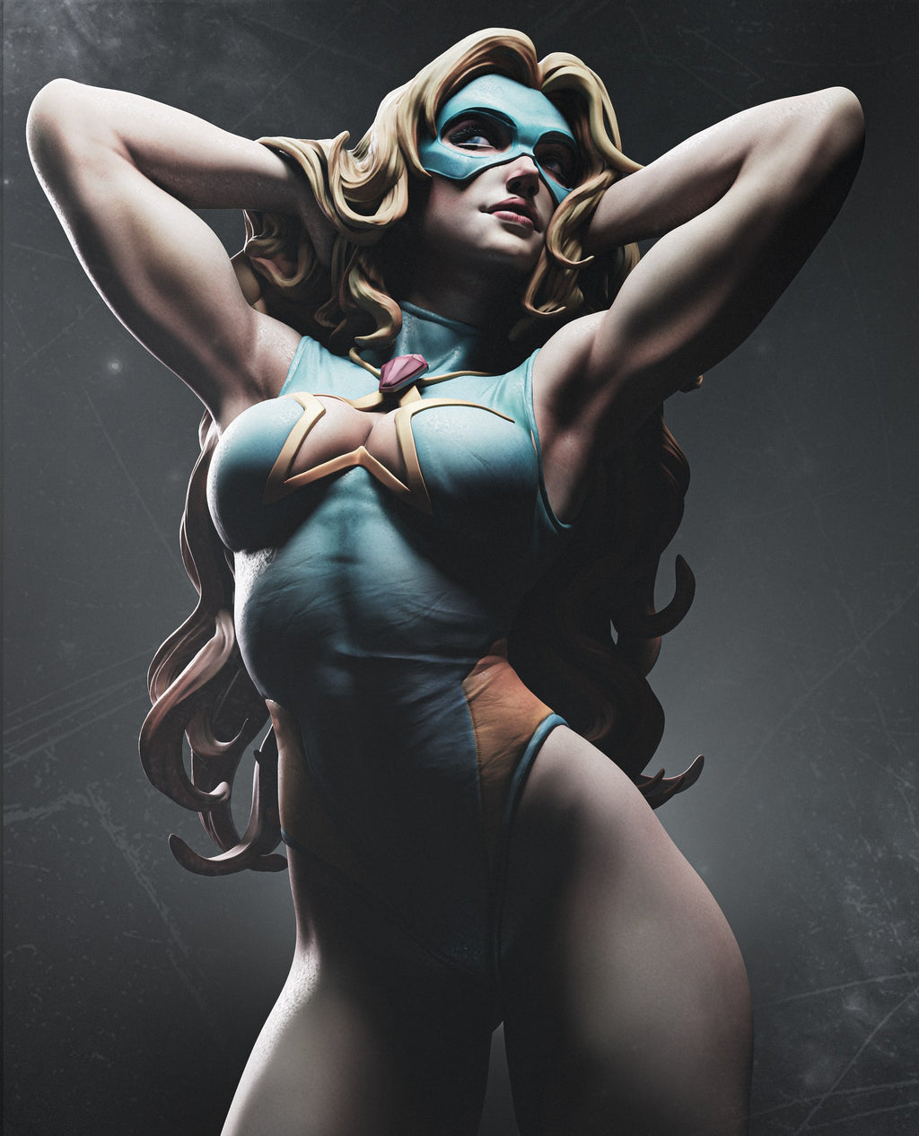 Blonde Blazer — studio render 4