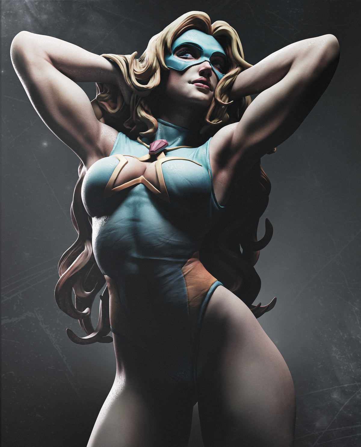 Blonde Blazer — studio render 4