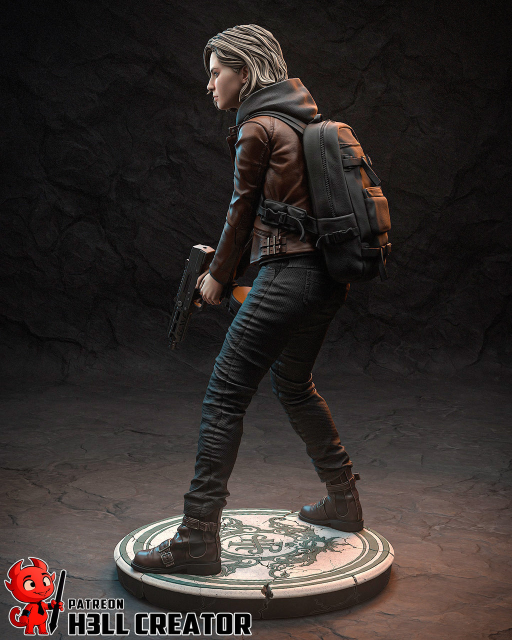Grace Ashcroft (Resident Evil) resin figure by h3LLcreator — studio render 7