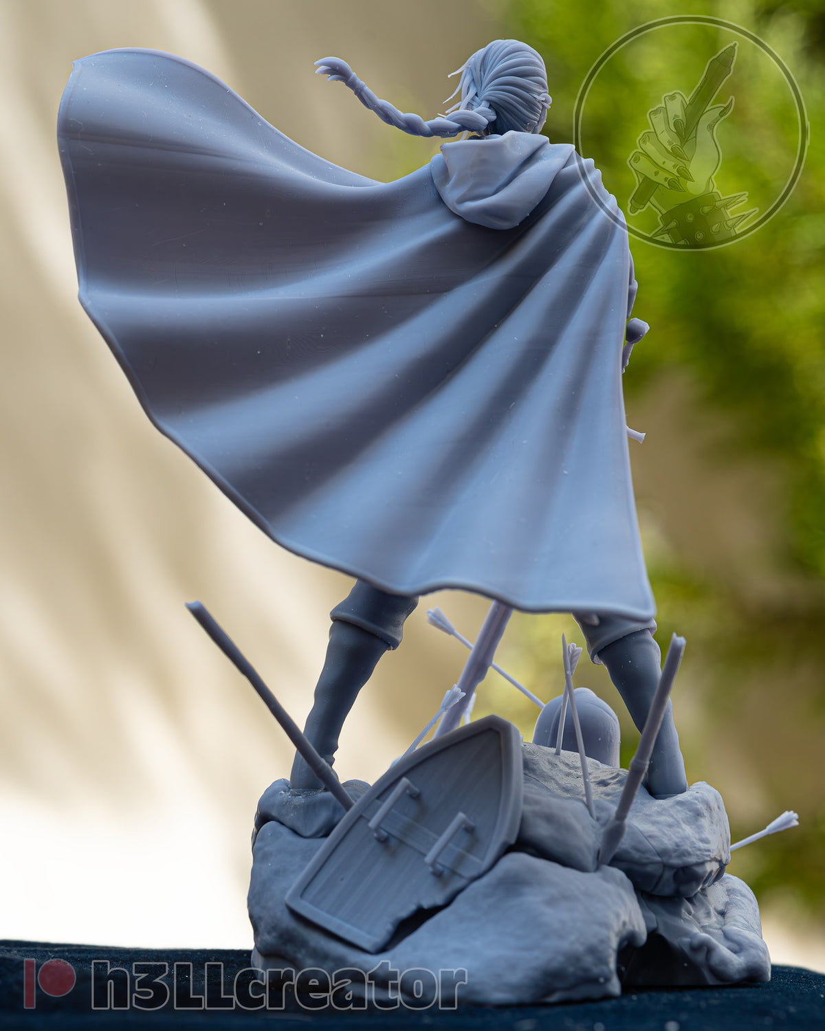 Queen Meve (The Witcher) resin figure by h3LLcreator — studio render 9