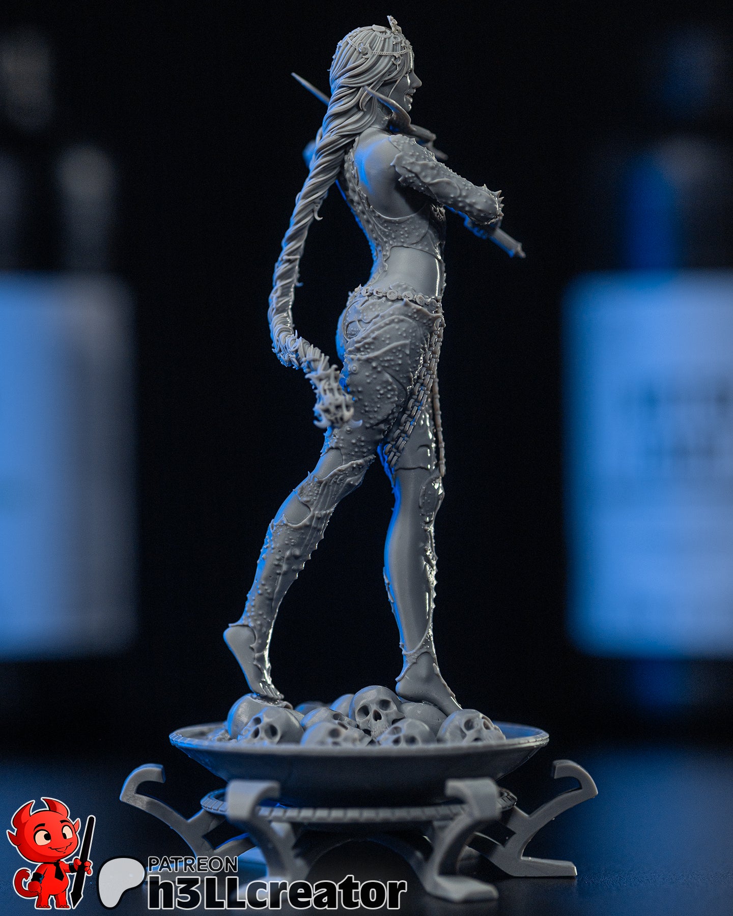 Orin the Red (Baldur's Gate) resin figure by h3LLcreator — studio render 6