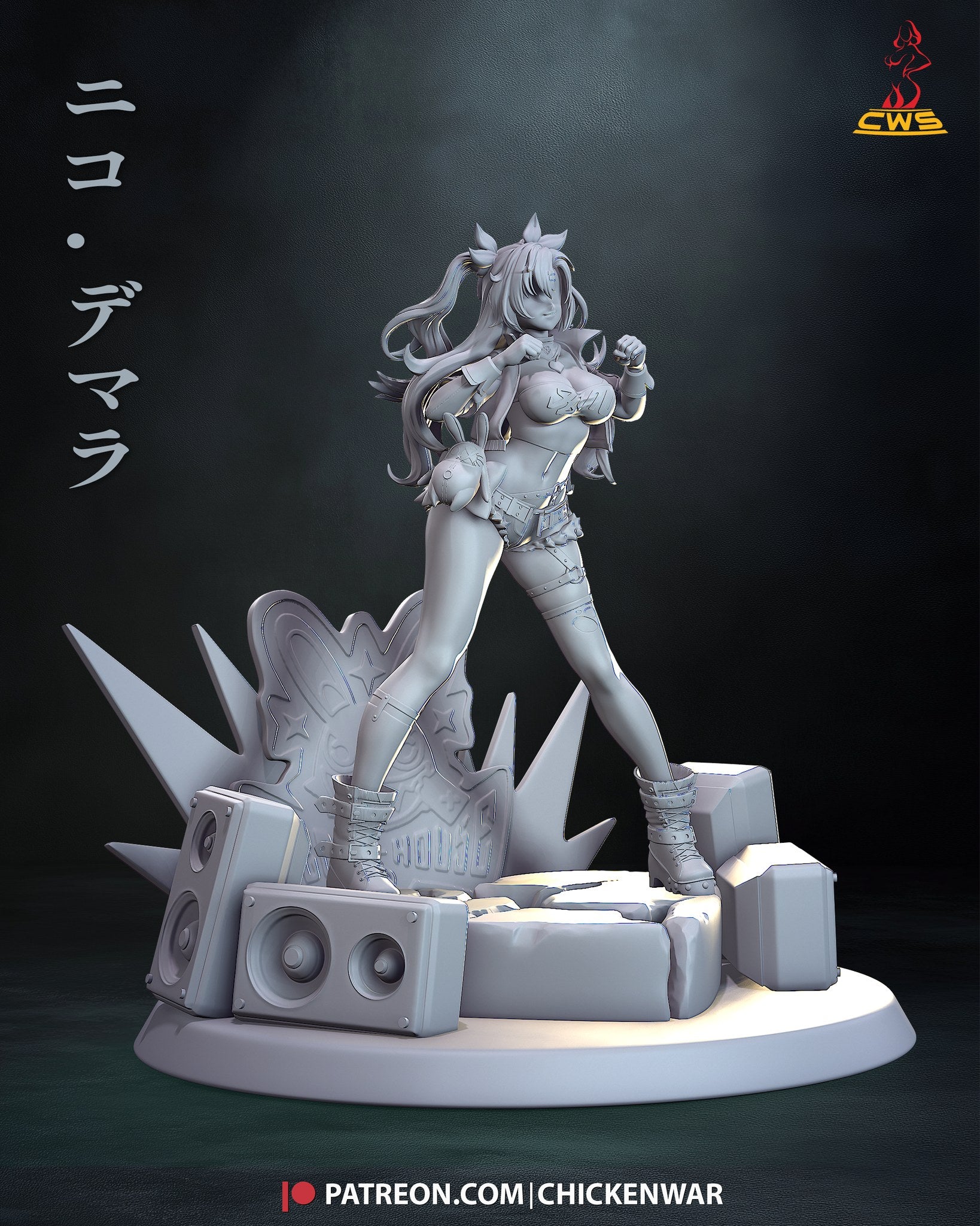 Nicole Demara (Zenless Zone Zero) resin figure by CW Studio — studio render 11