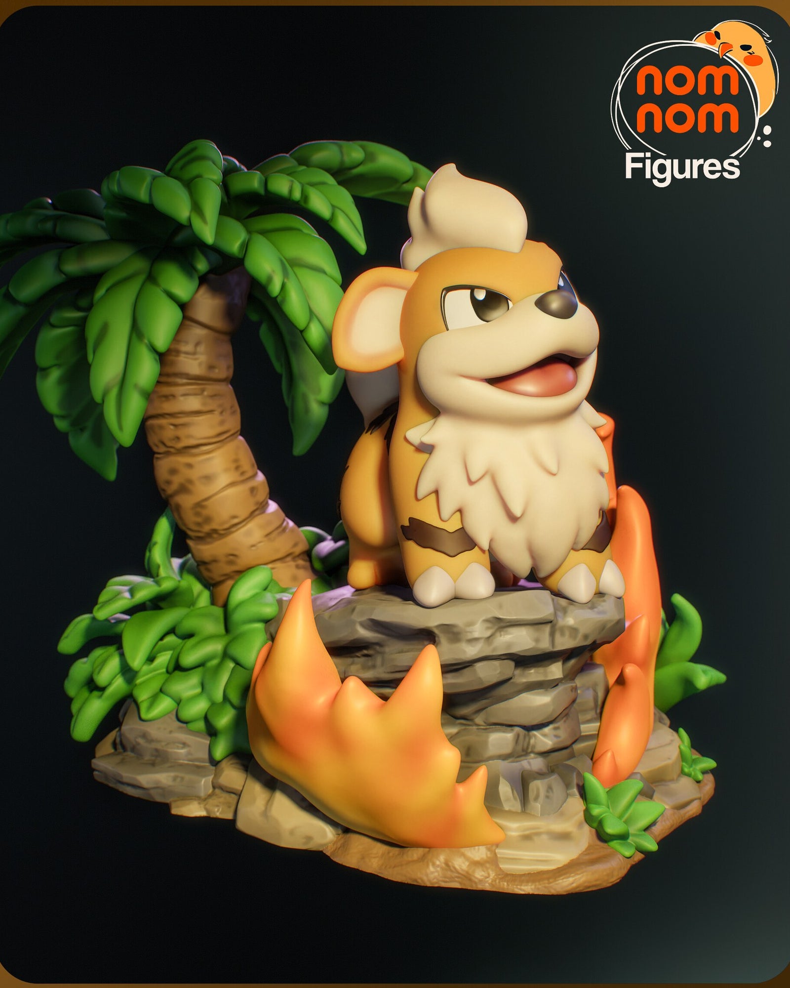 Growlithe — studio render 3
