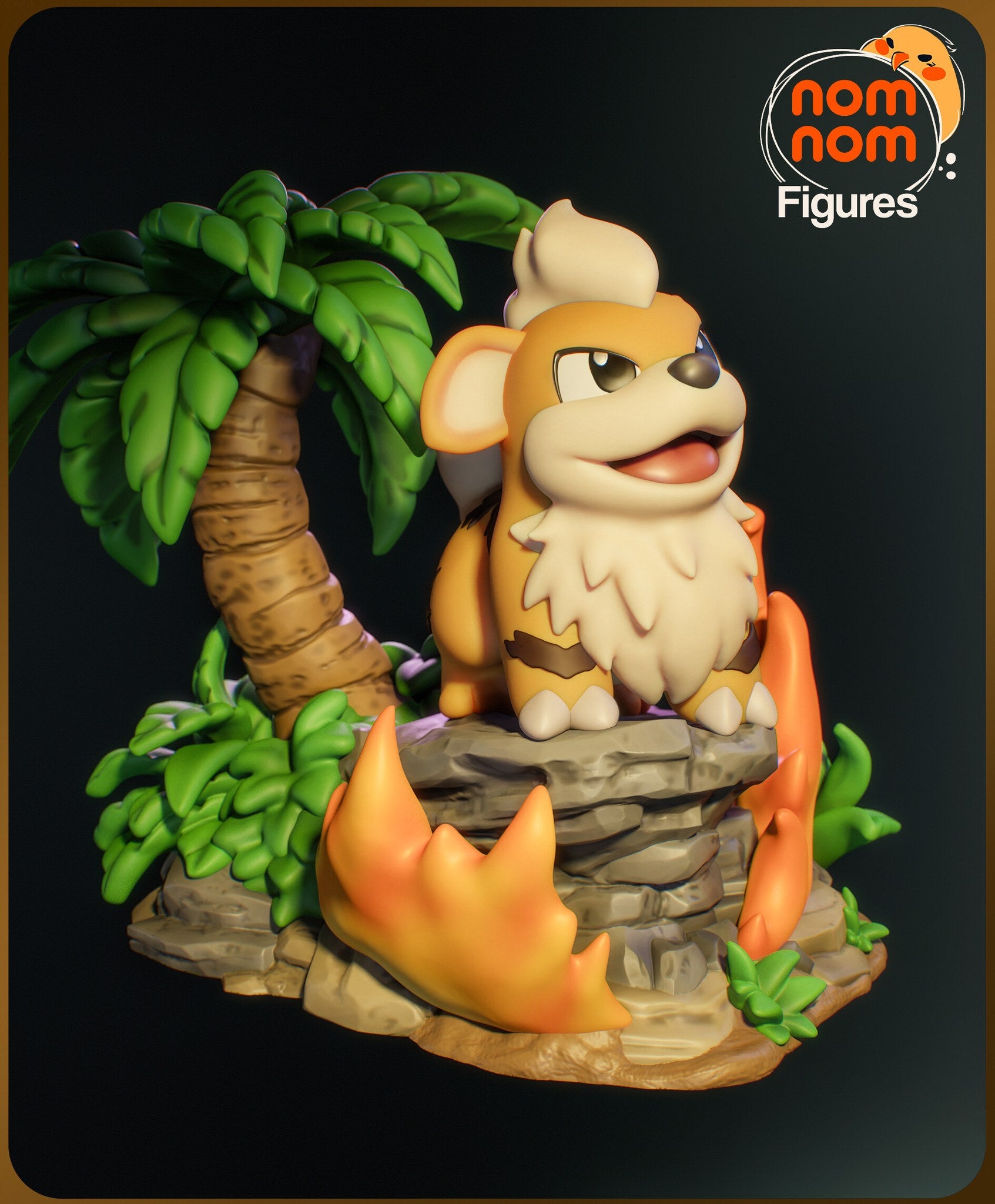 Growlithe — studio render 3